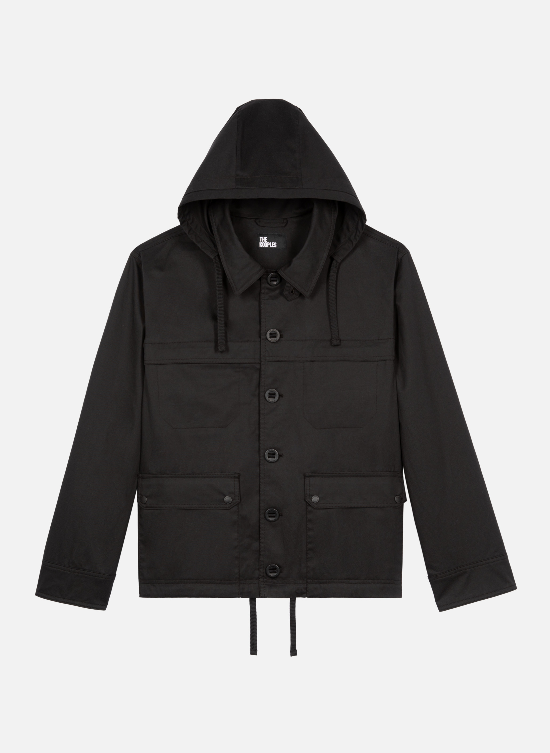 Parka courte à capuche THE KOOPLES Noir