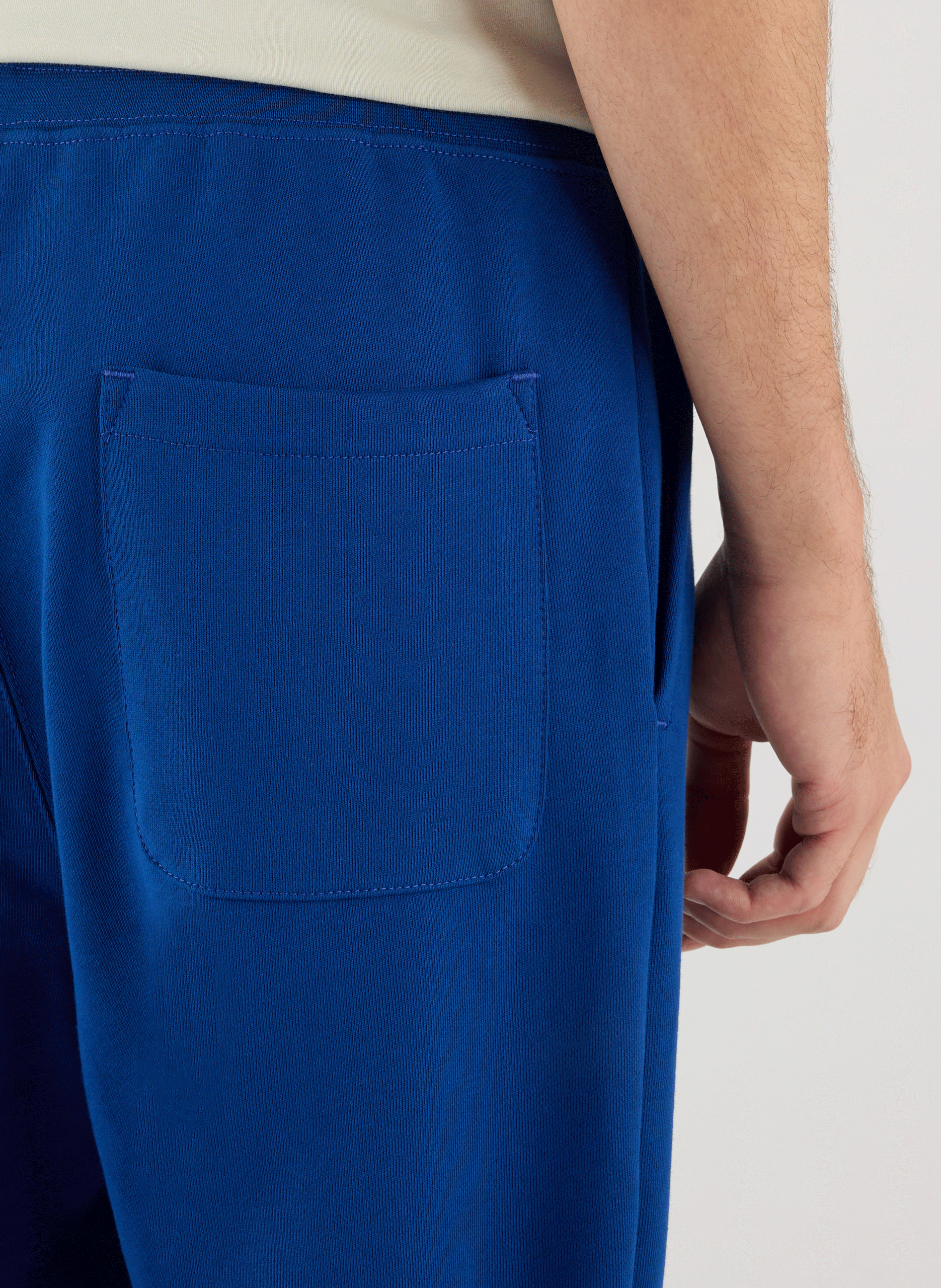 Cotton joggers AU PRINTEMPS PARIS Blue