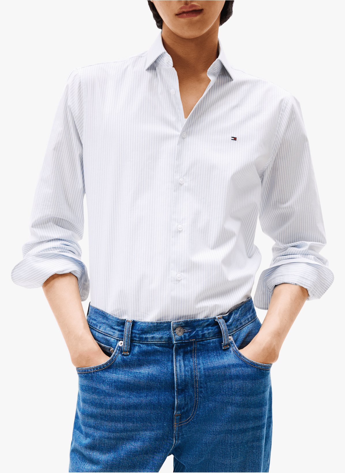 Chemise rayée en coton