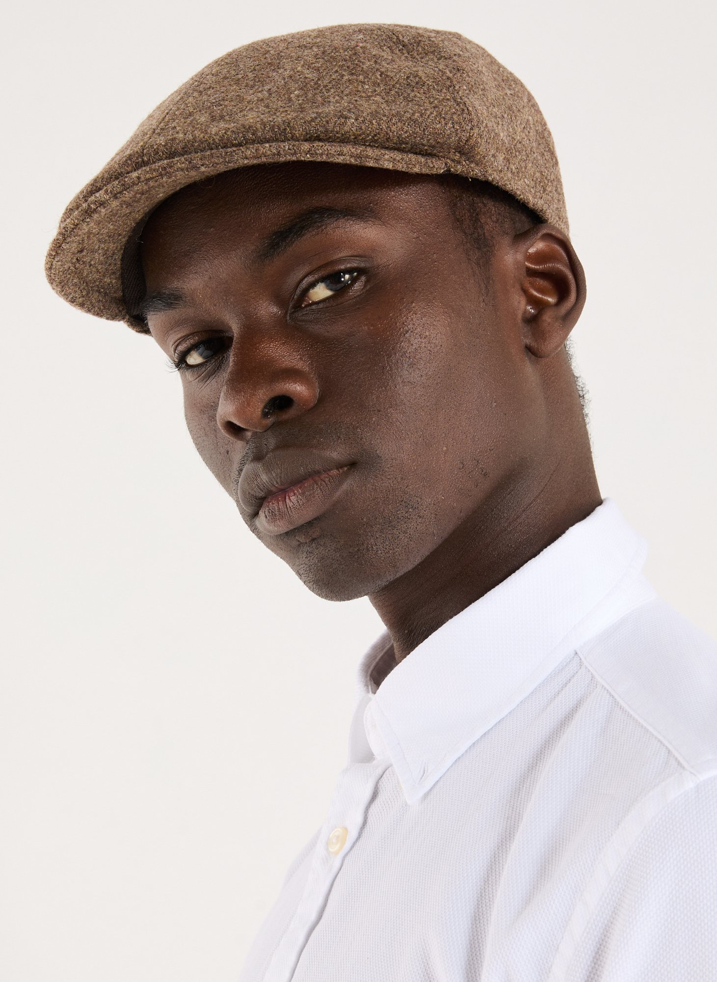 Wool beret SAISON 1865 Brown