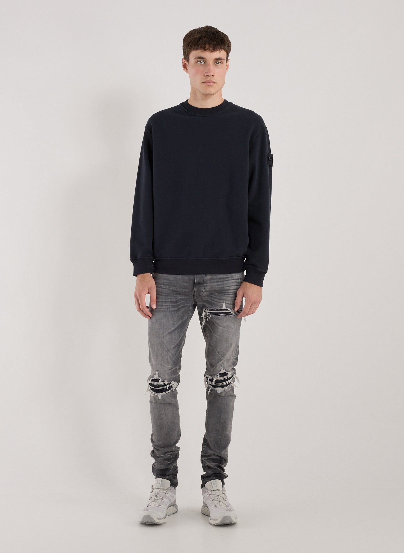 Sweatshirt en coton - Collection Ghost STONE ISLAND Bleu