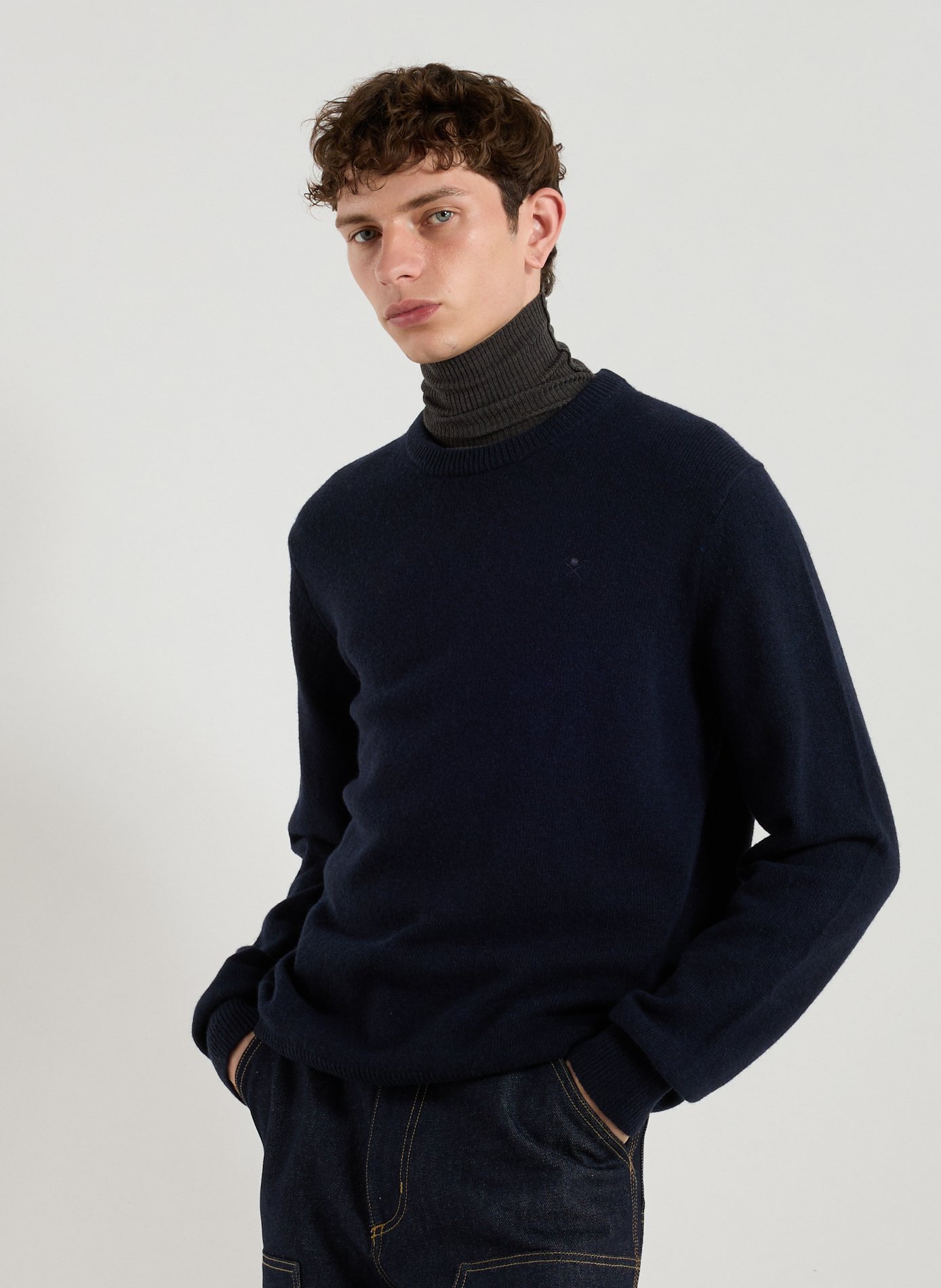 HACKETT Crew-neck jumper Blue