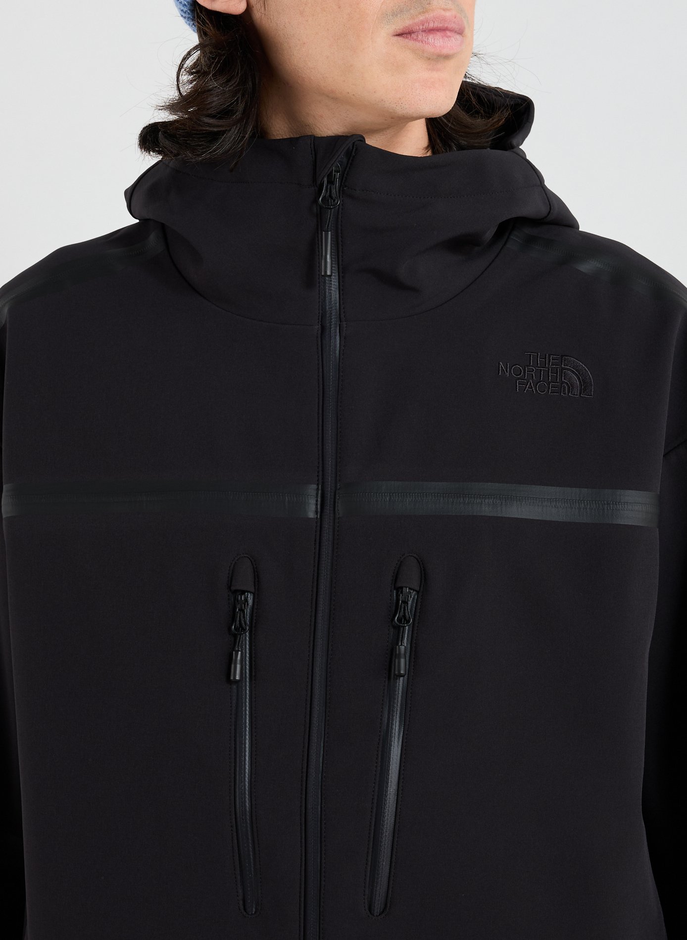 Waterproof hooded jacket THE NORTH FACE Black