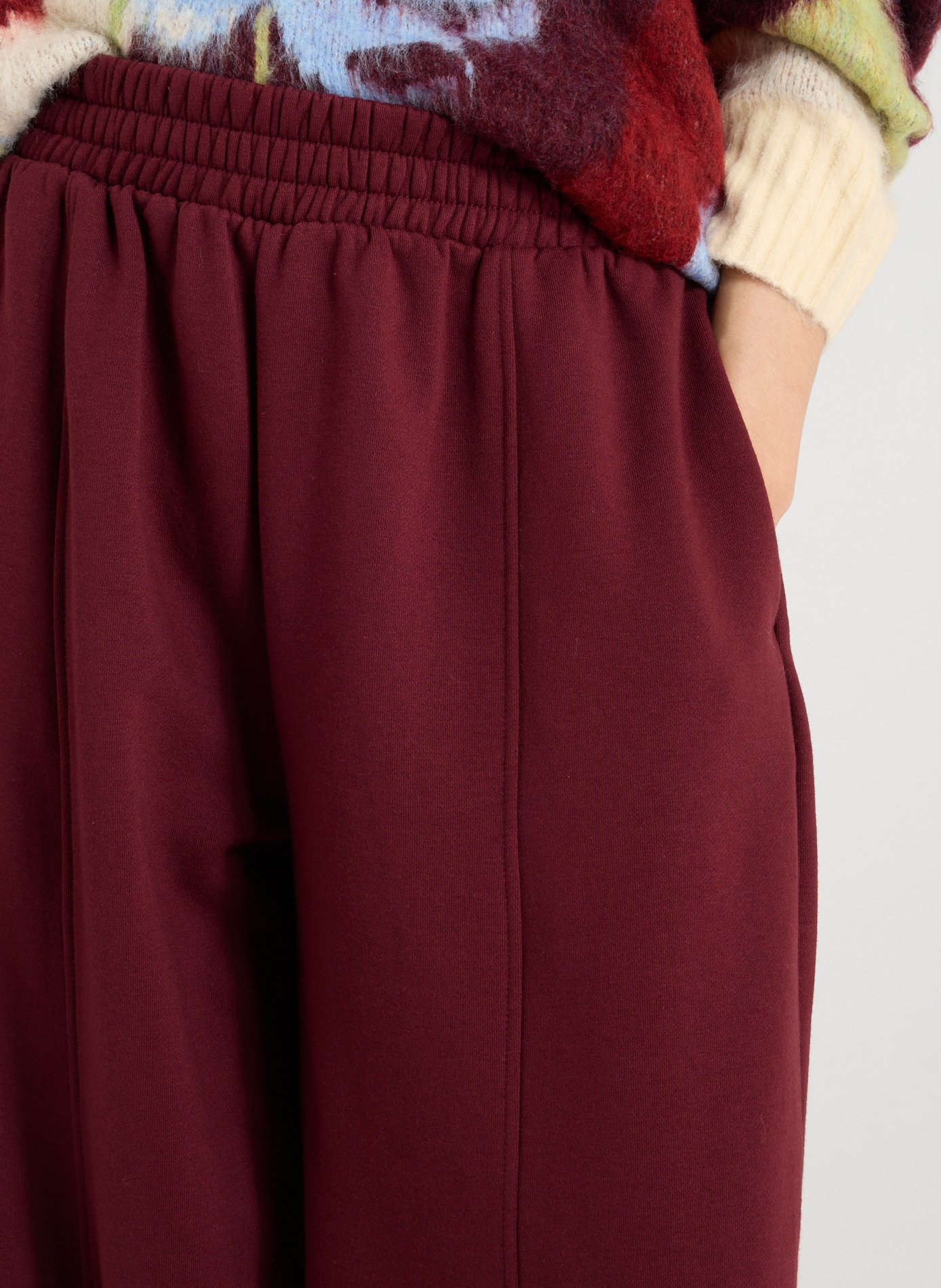 Pantalon de survêtement ample TOPSHOP Rouge