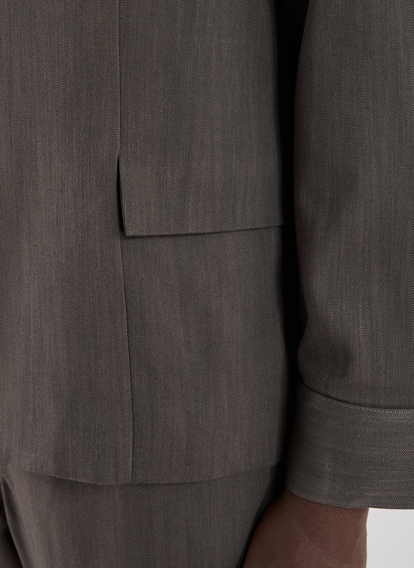 Straight blazer with tailored collar WON HUNDRED Grey