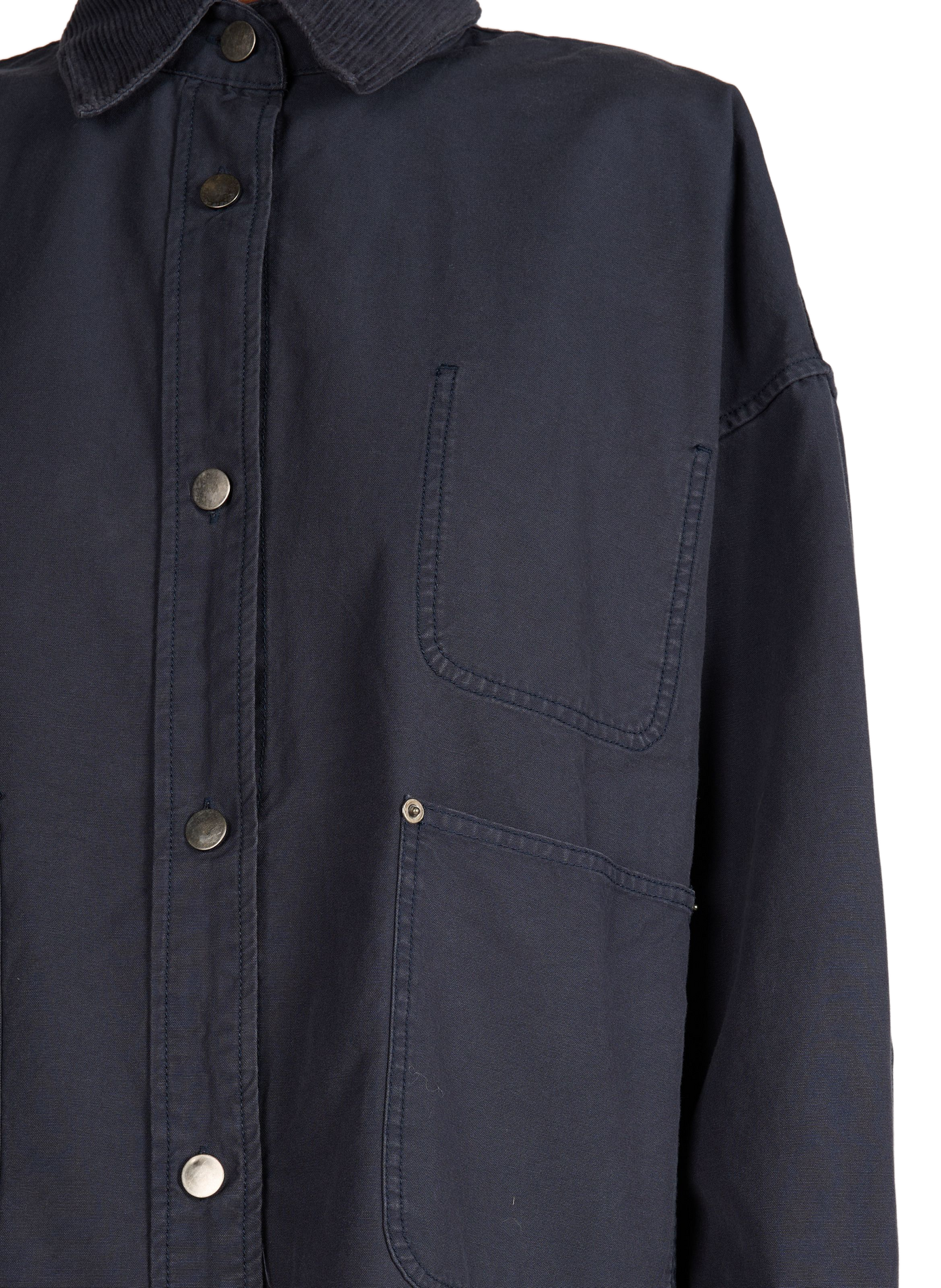 Casual cotton overshirt Wandy BELLEROSE Blue