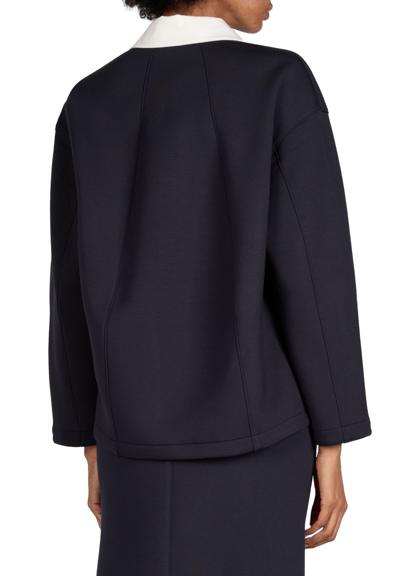 Long sleeve polo shirt TIBI Blue