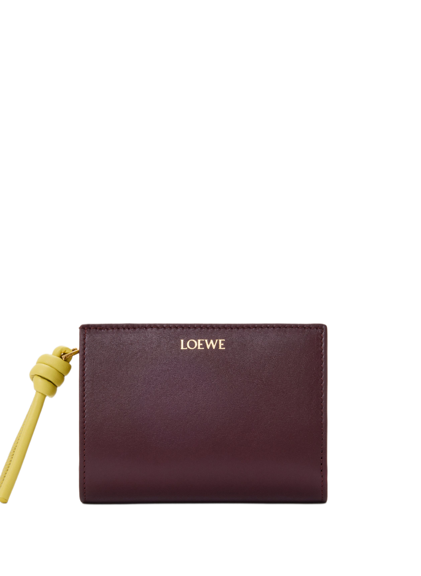 Portefeuille Knot en peau de veau LOEWE Multicolore