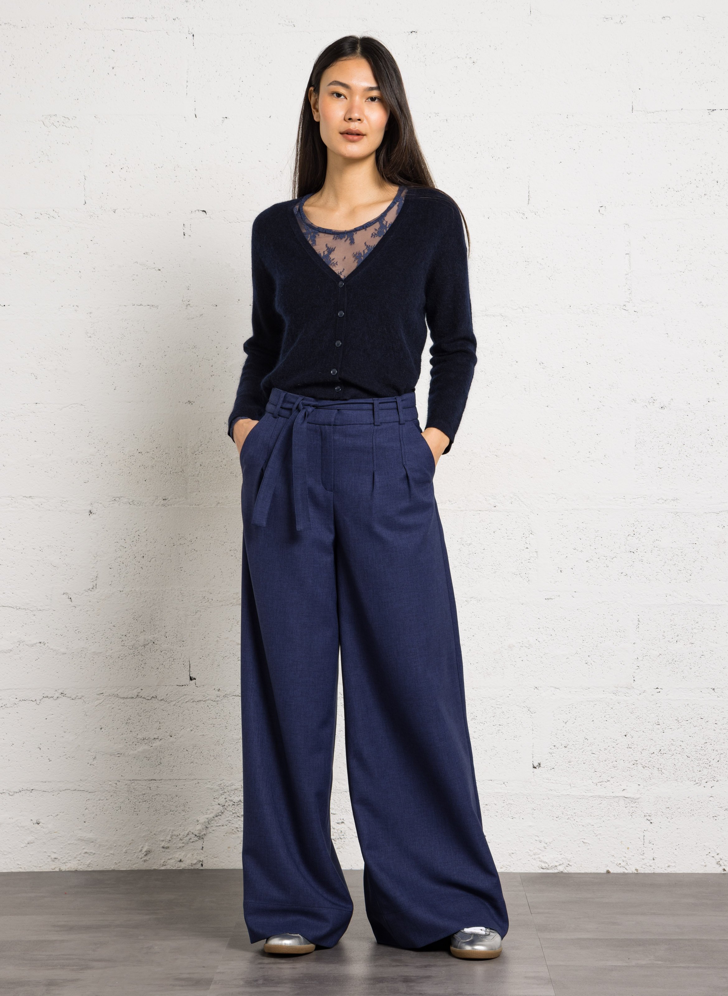 Pantalon large daisy MAISON 123 Violet