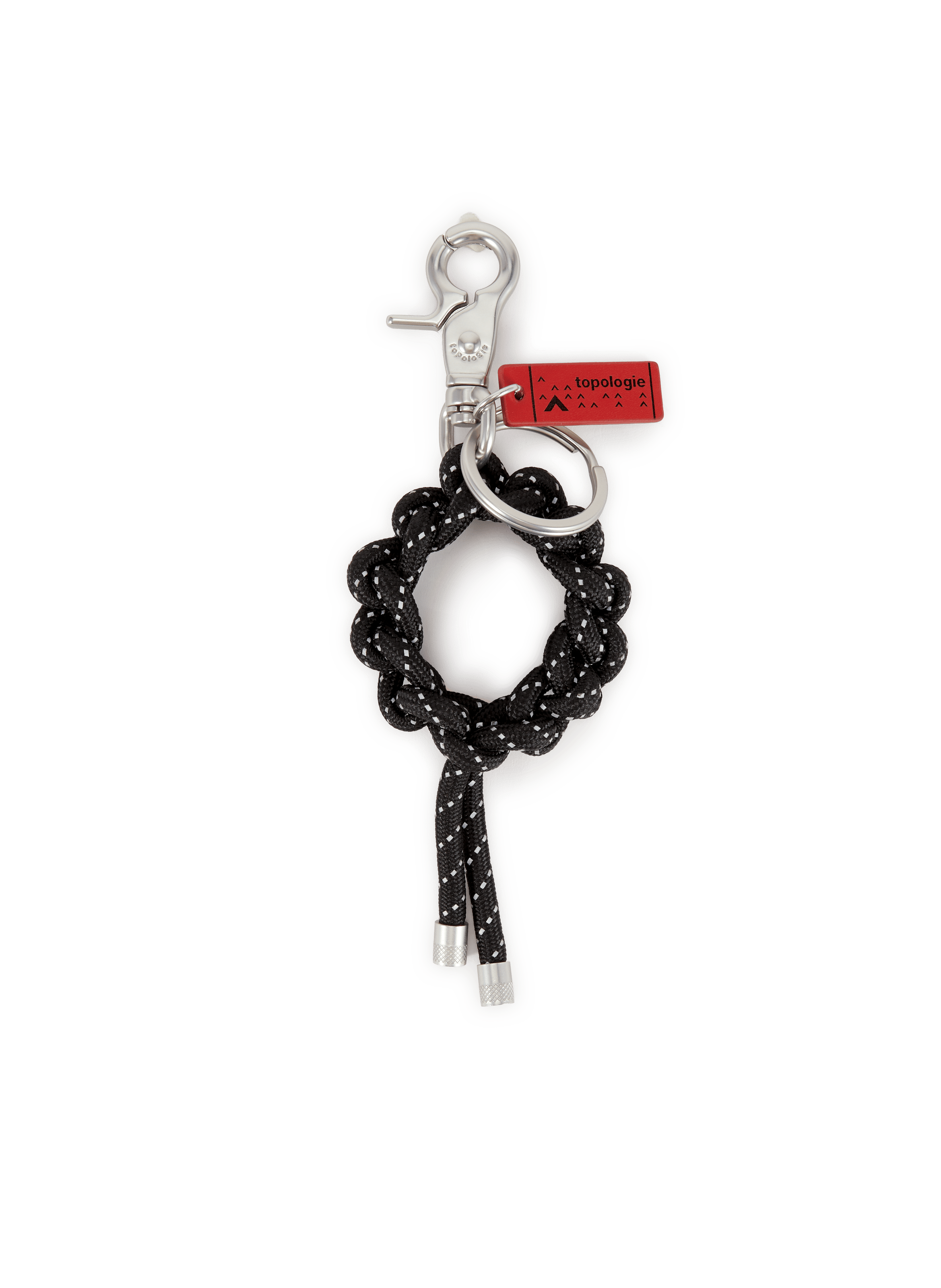 Krans rope keychain TOPOLOGIE Black