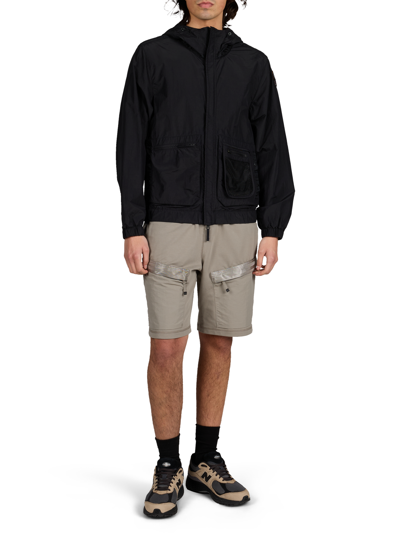 Blouson Rube à capuche PARAJUMPERS Noir