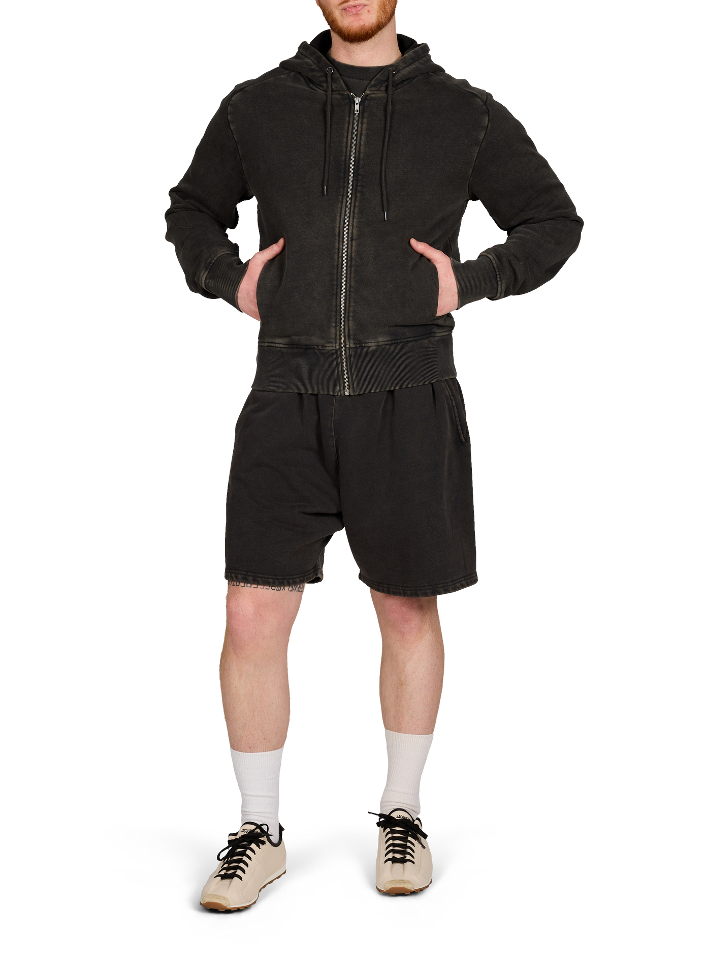 Hoodie en coton ENTIRE STUDIOS Noir