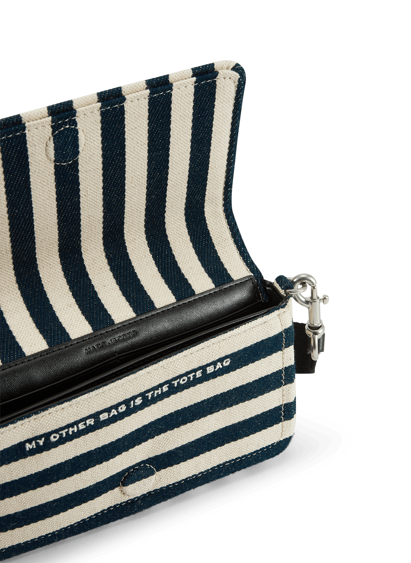 Borsa a tracolla a righe MARC JACOBS Blu