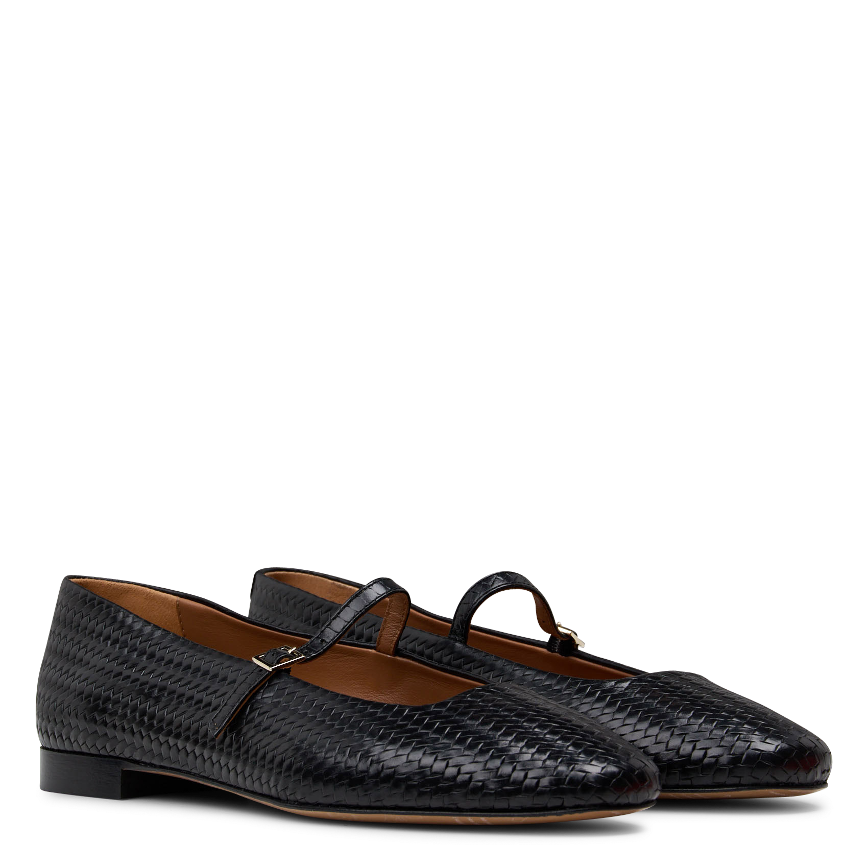 Ballerines léopard en cuir suédé mikie BOBBIES Noir