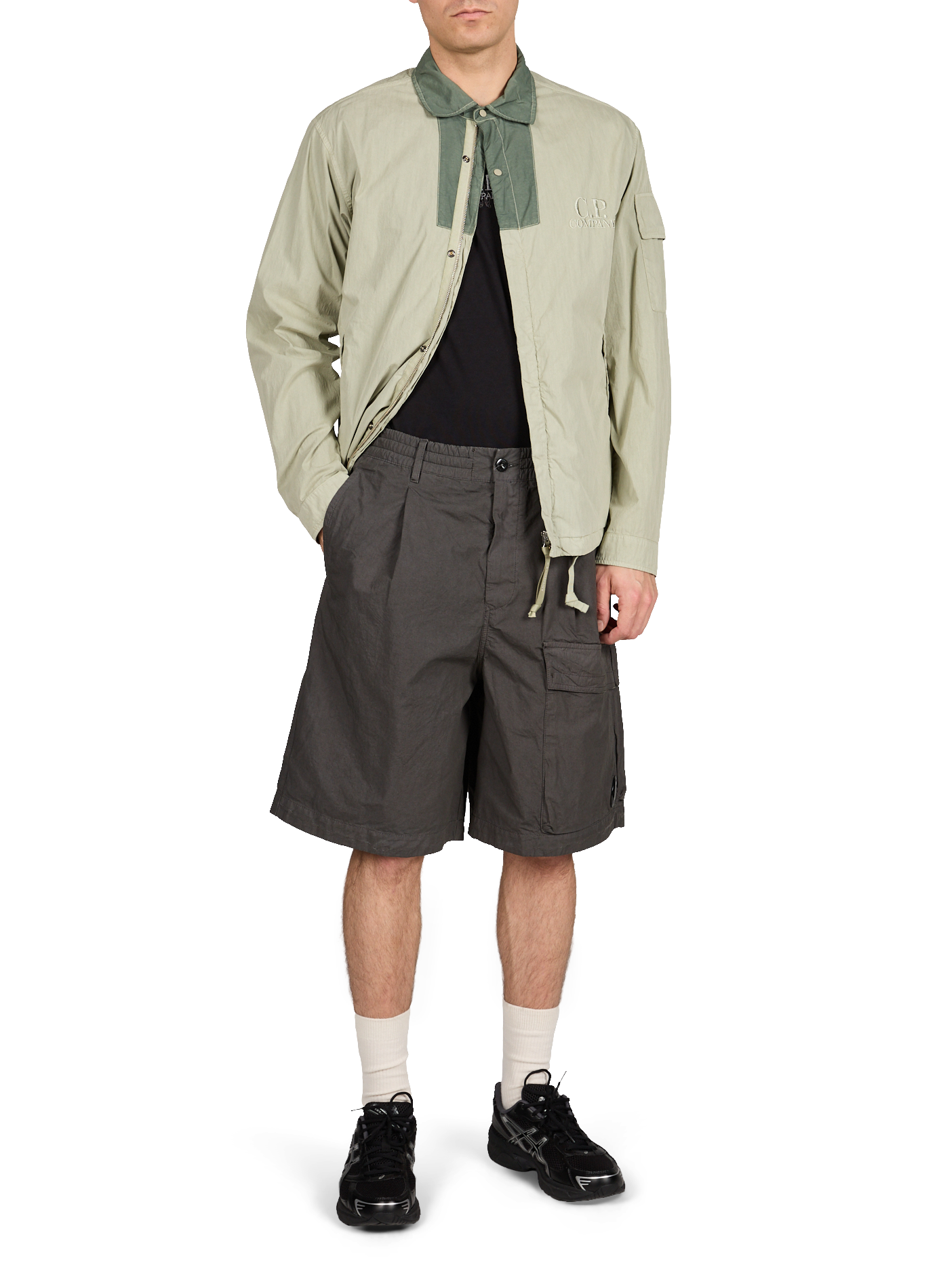 Straight cotton t-shirt CP COMPANY Black