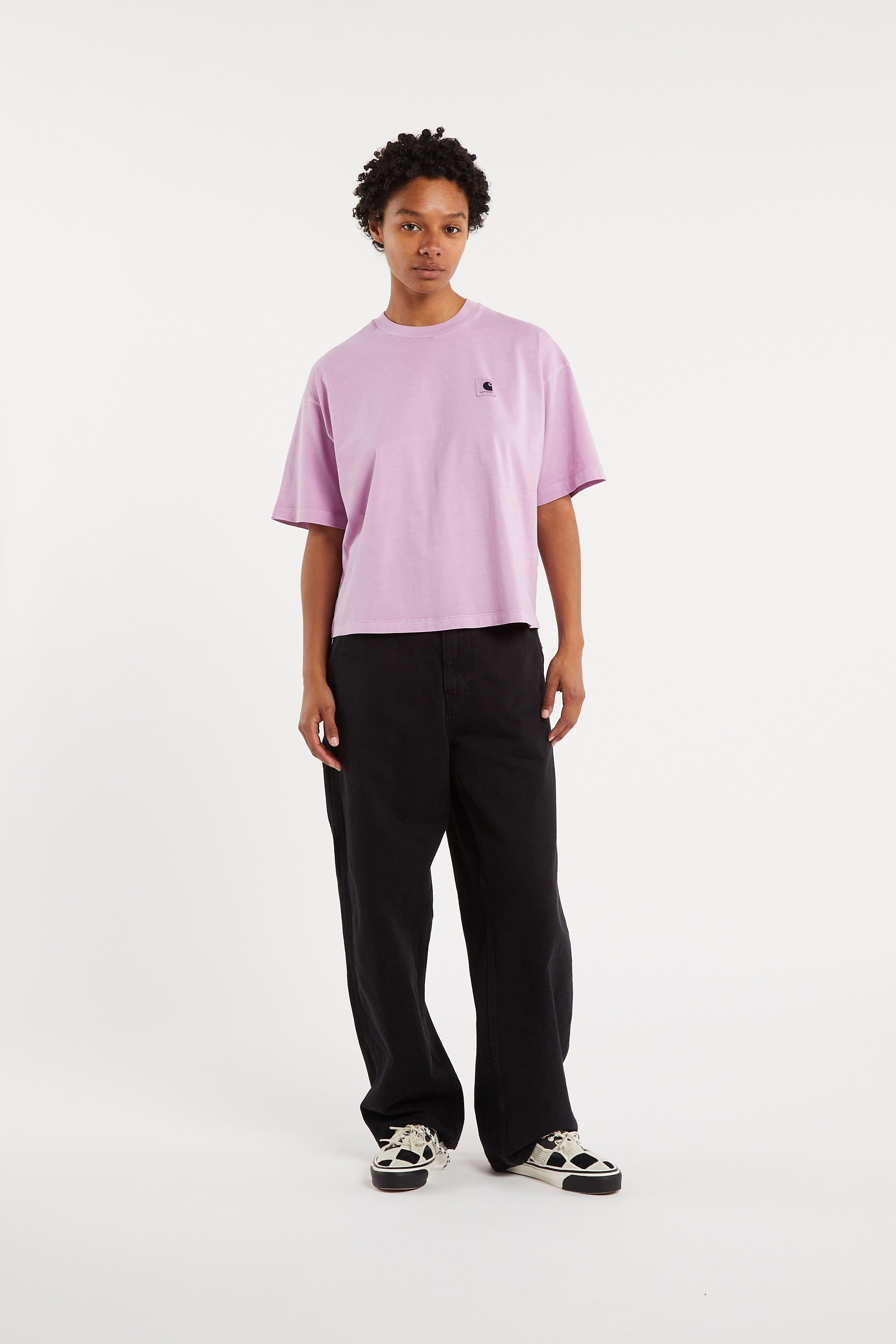 Pantalon w' brandon single knee CARHARTT WIP Noir