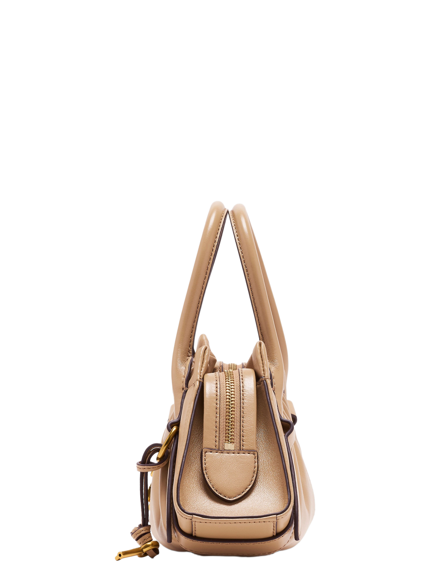 Sac The Cristina Small Satchel en cuir | Marron MARC JACOBS Femme