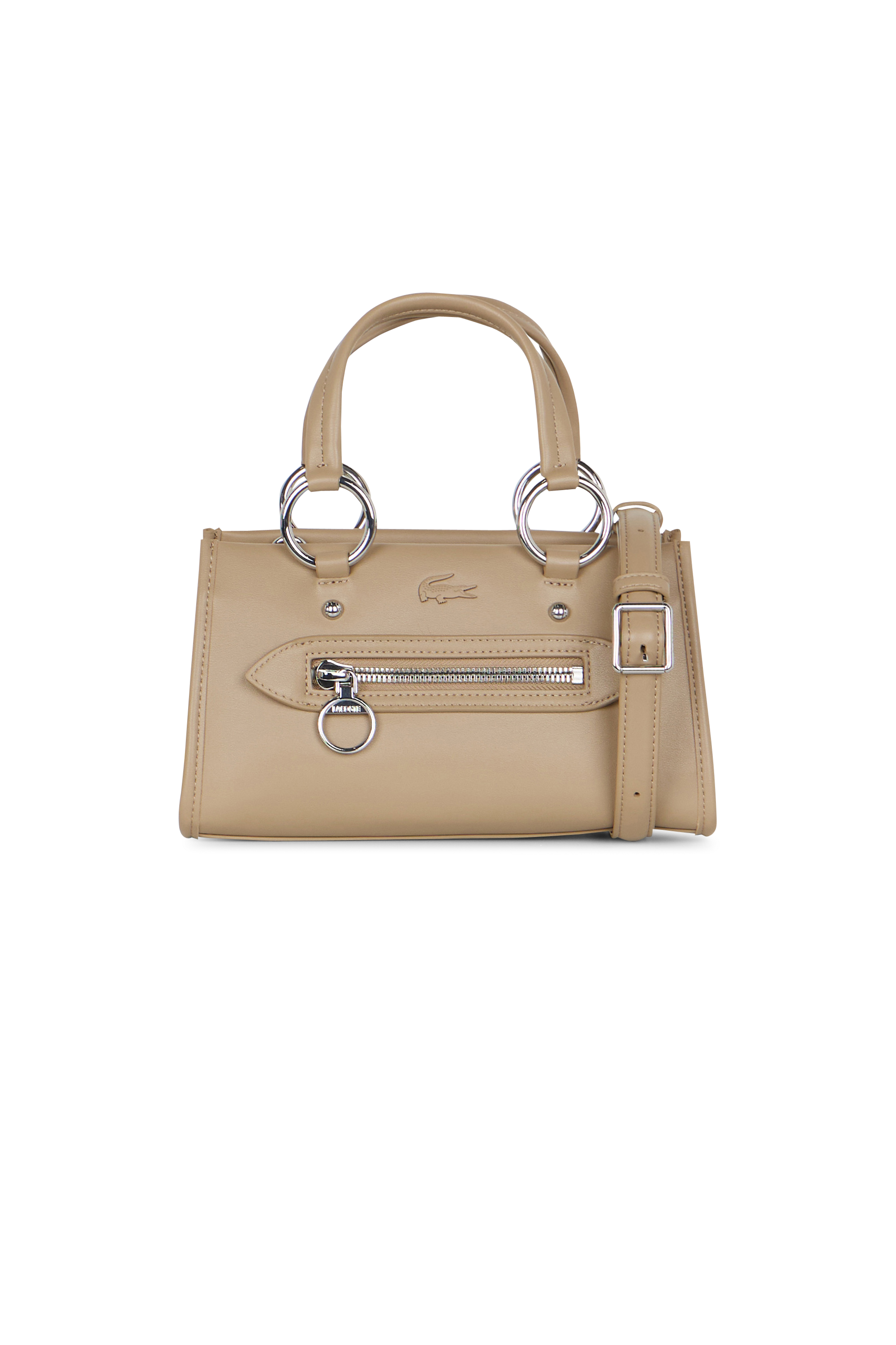 Sac à main celys LACOSTE Marron