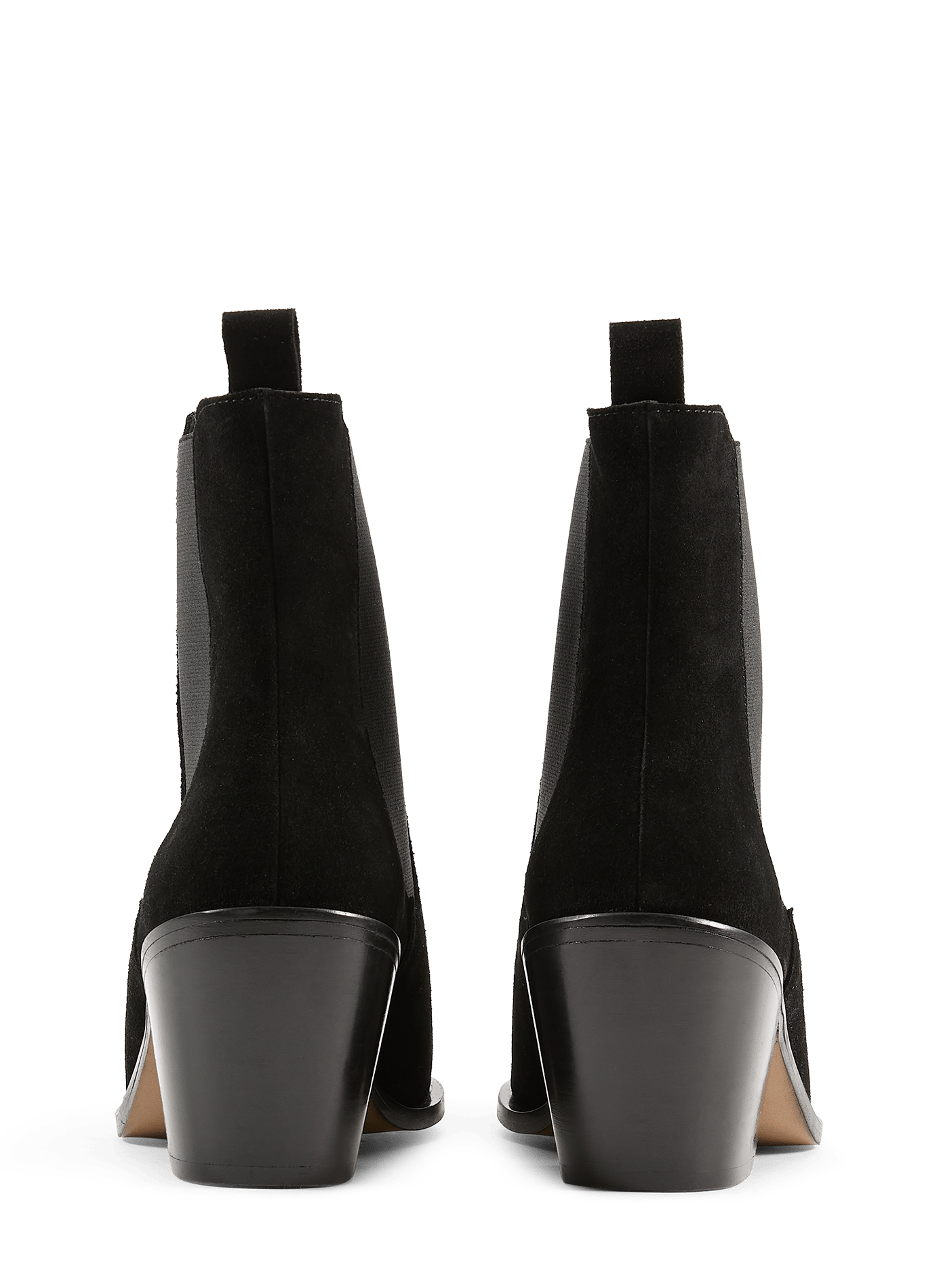 Bottines en cuir velours SAISON 1865 Noir