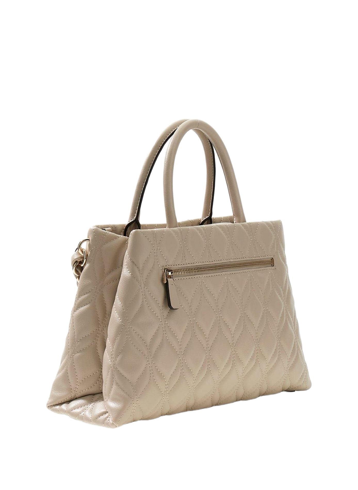 Sac à bandoulière matelassé Maxine GUESS Beige