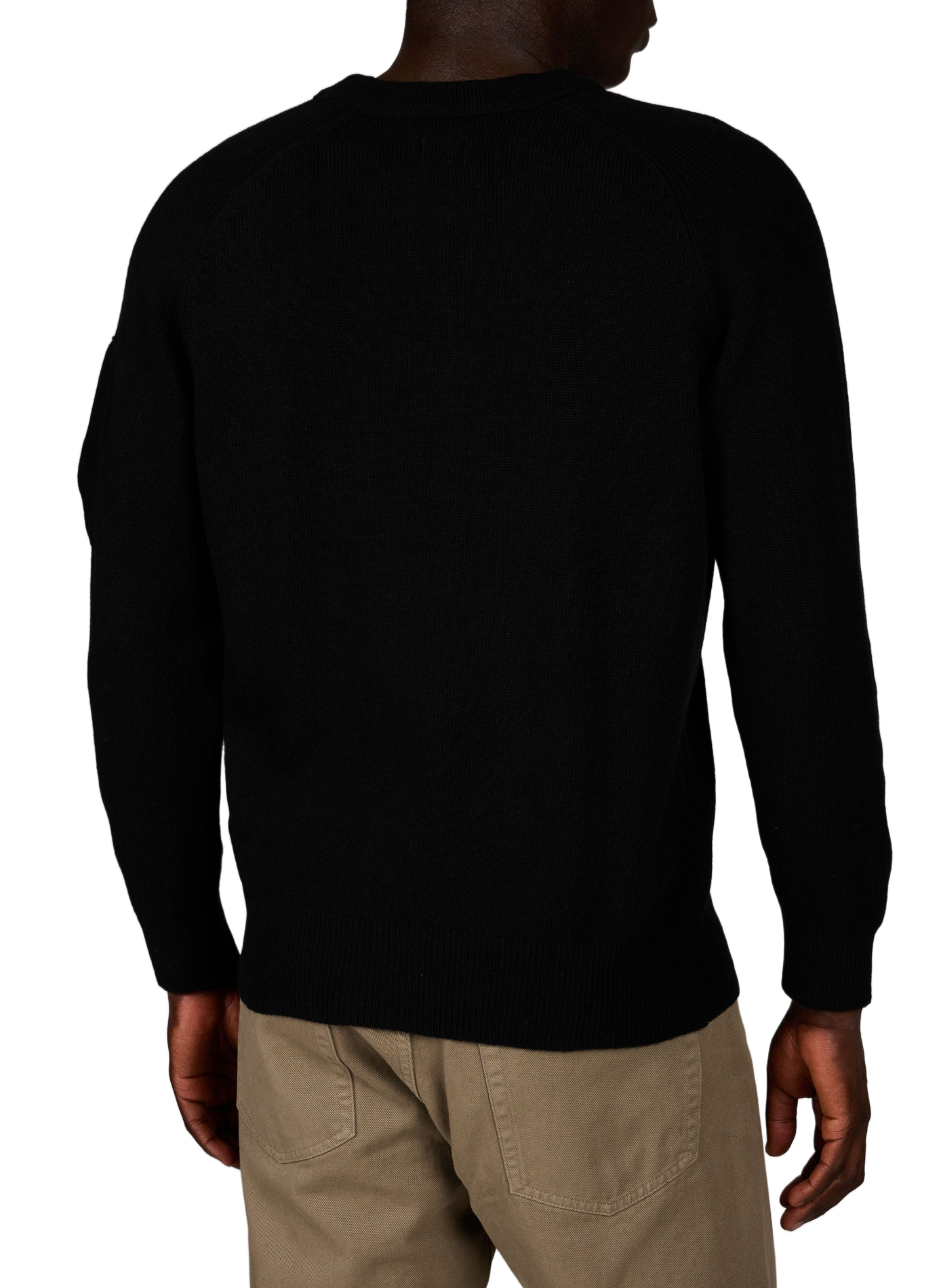 Pull col rond  CP COMPANY Noir