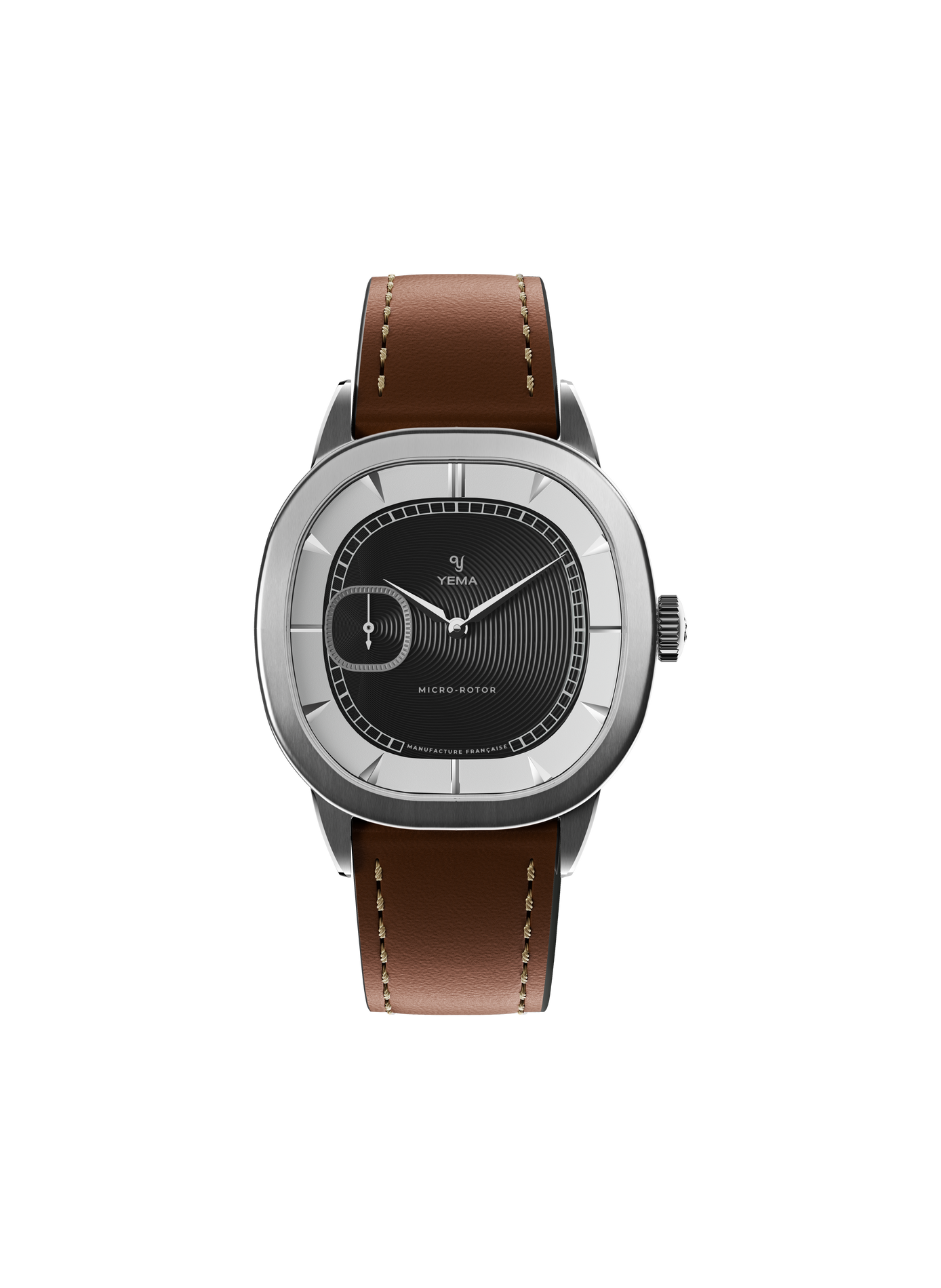 Montre automatique Granvelle CMM.29 en cuir YEMA Noir
