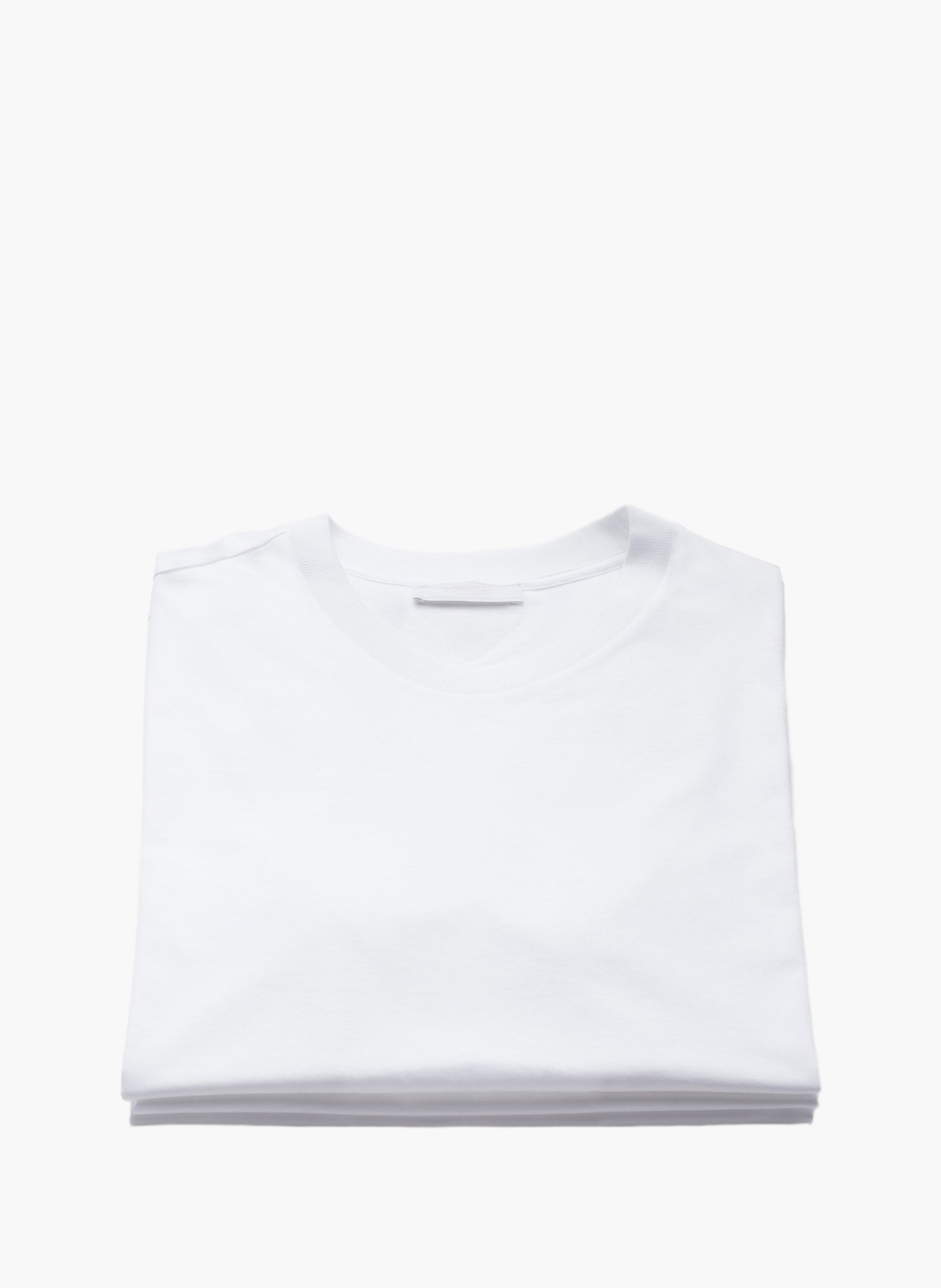 T-shirt en coton - lot de 3 PRADA Blanc