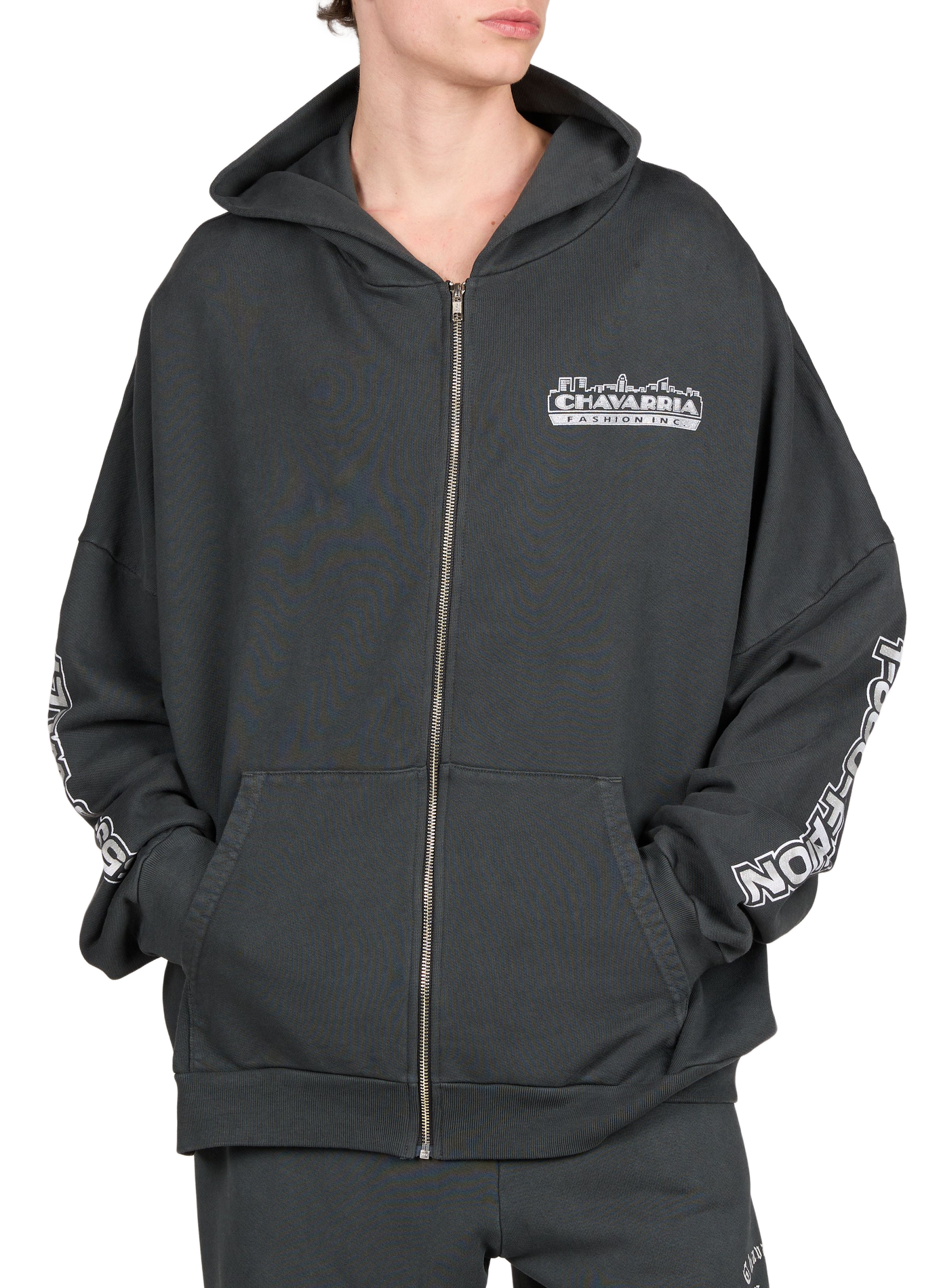 Oversized cotton sweatshirt WILLY CHAVARRIA Grey