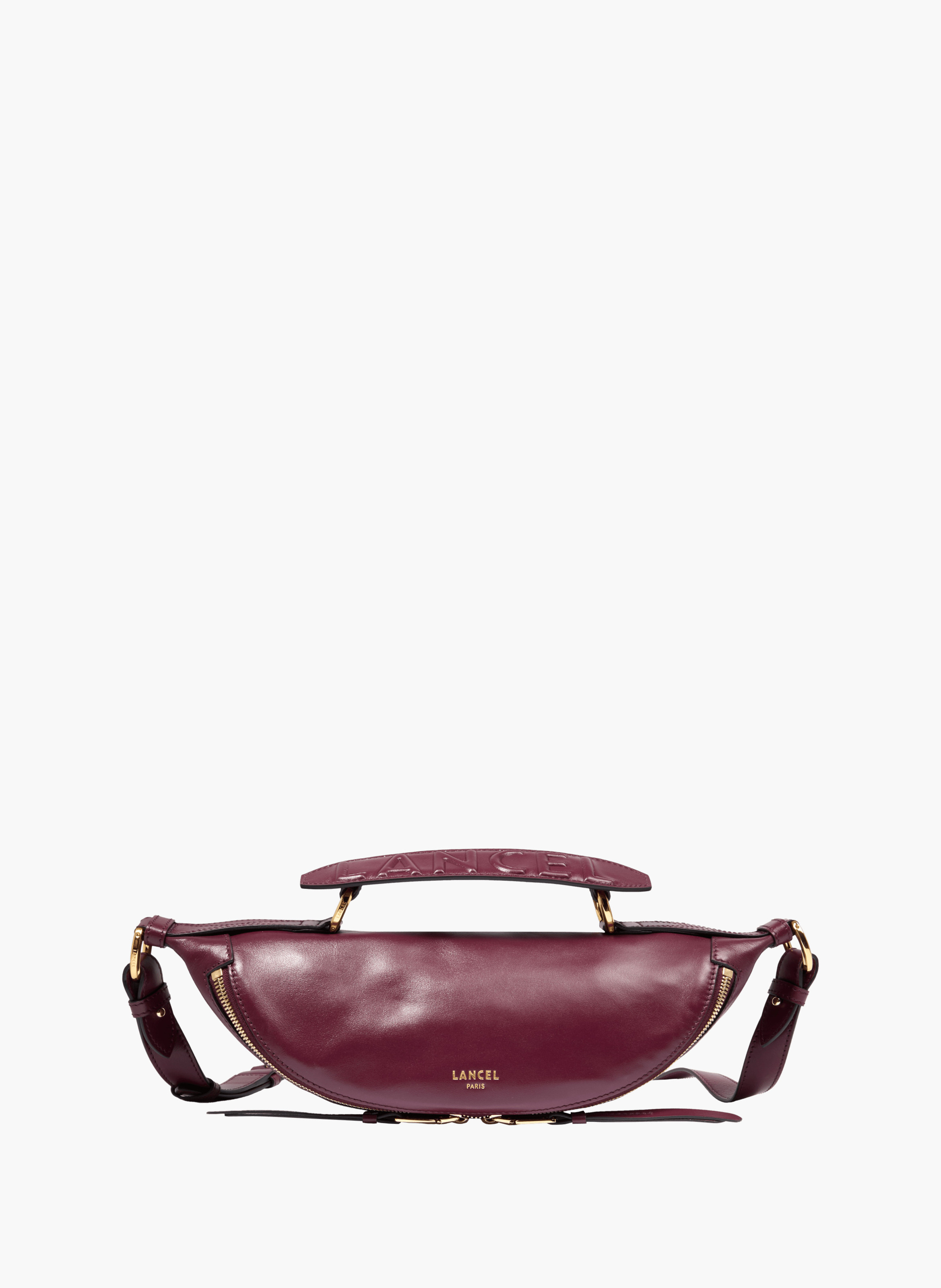 Sac porté croisé s origami de lancel en cuir LANCEL Violet