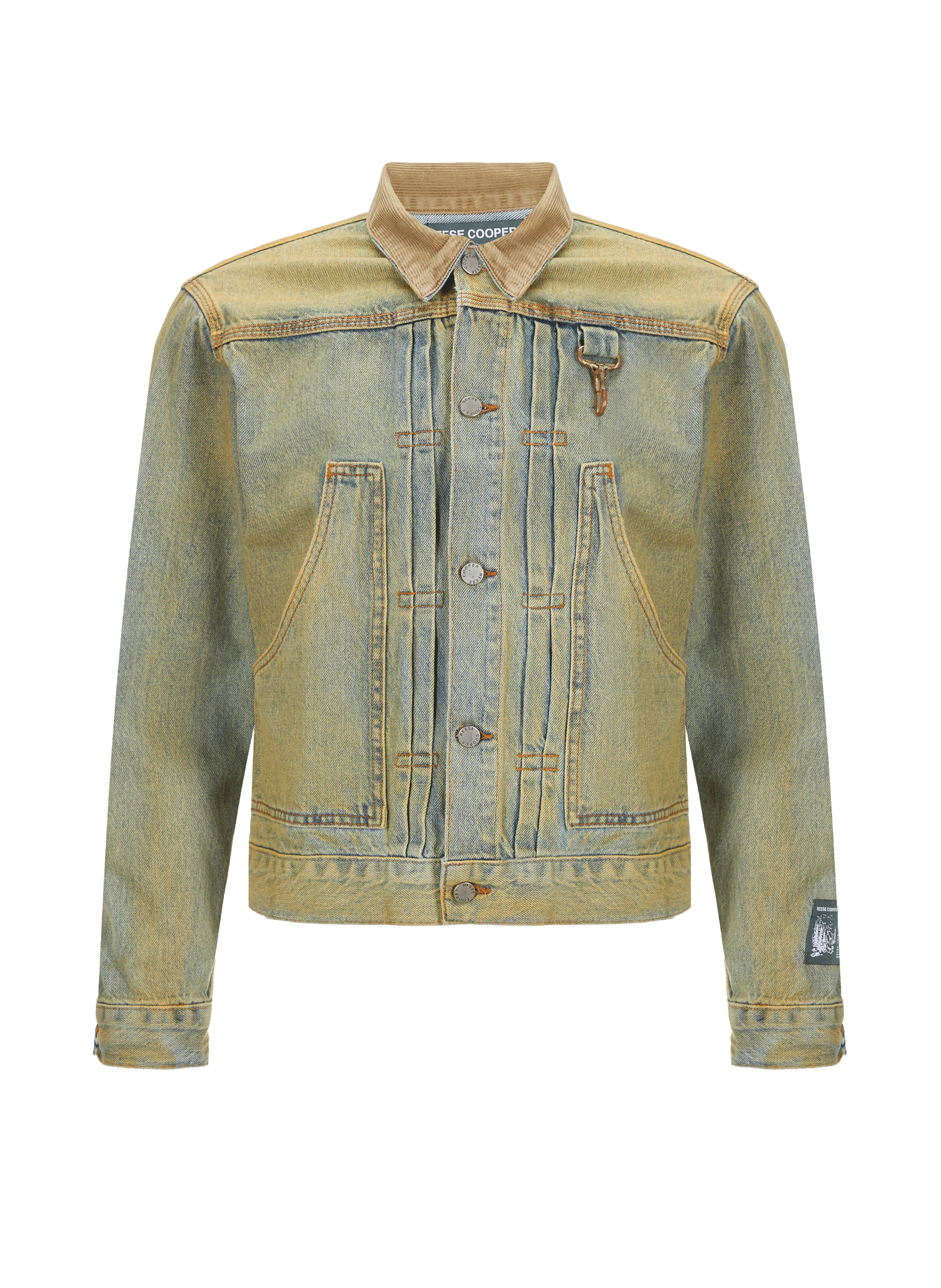 Veste en jean délavé