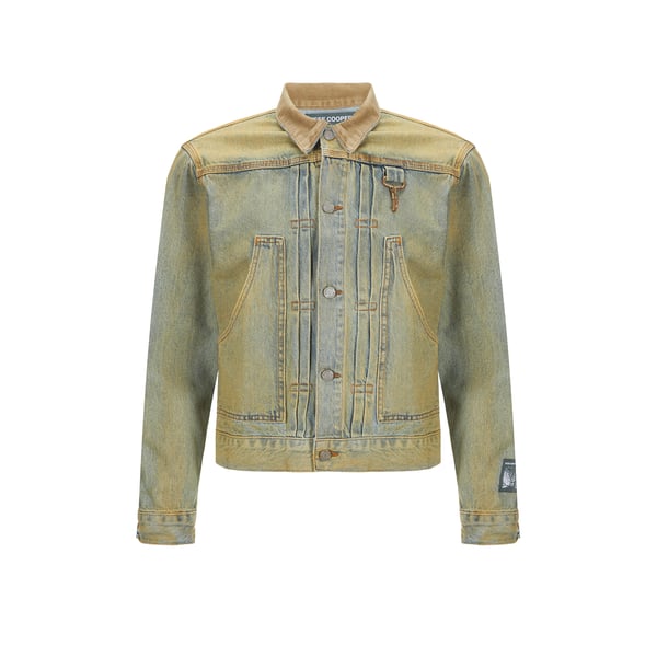 Veste en jean délavé