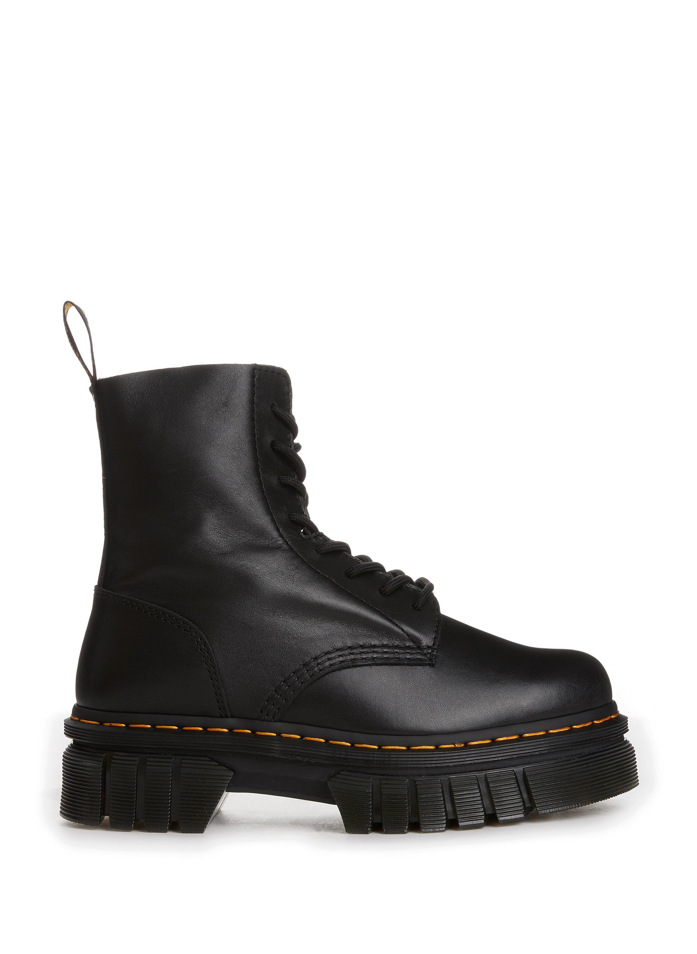 DR. MARTENS Audrick 8-eye leather ankle boots Black