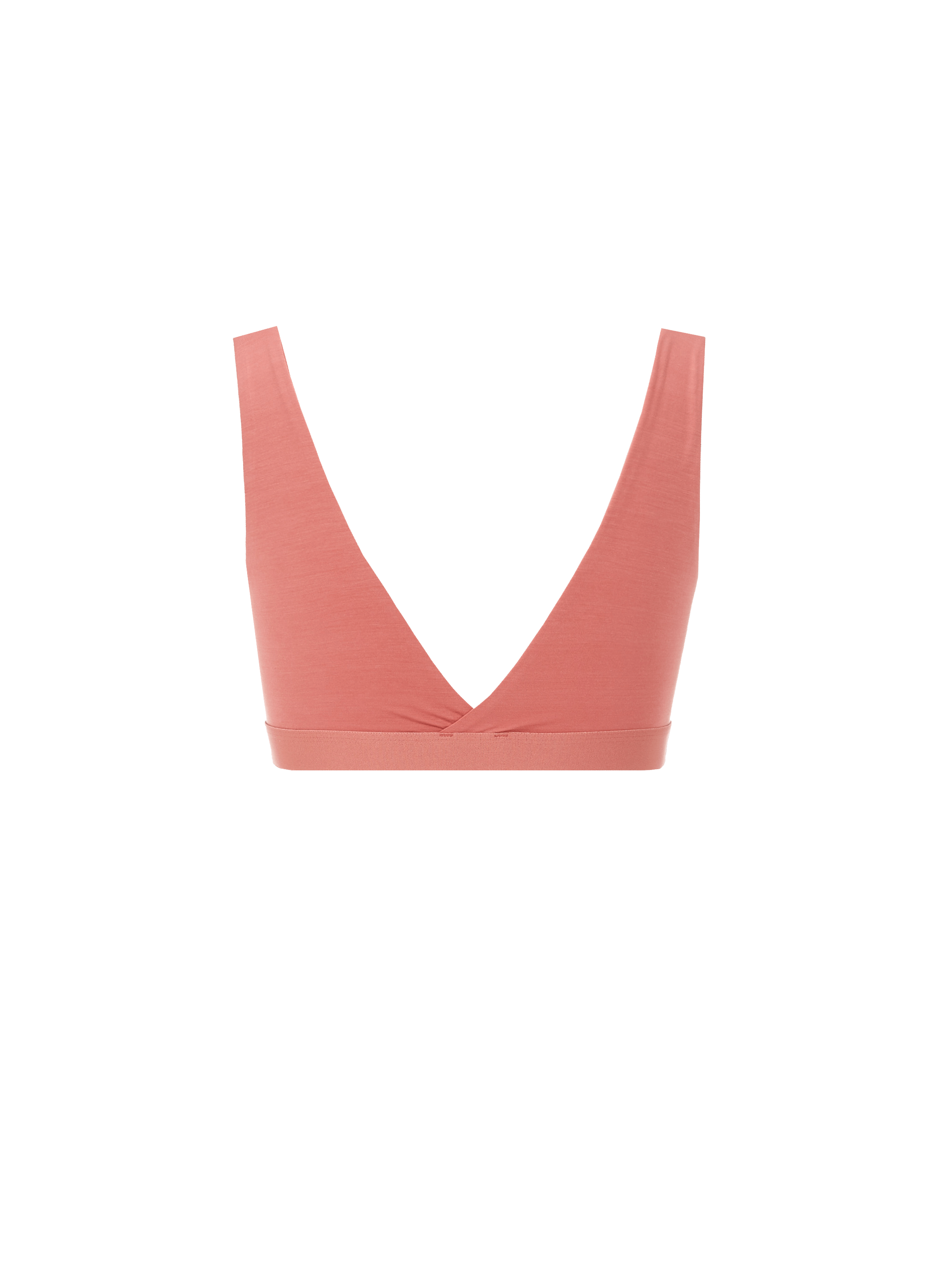 Brassière légère essentielle en tencel ORGANIC BASICS Rose