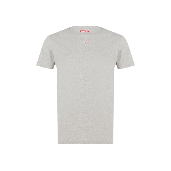 T-shirt à patch monogramme en coton