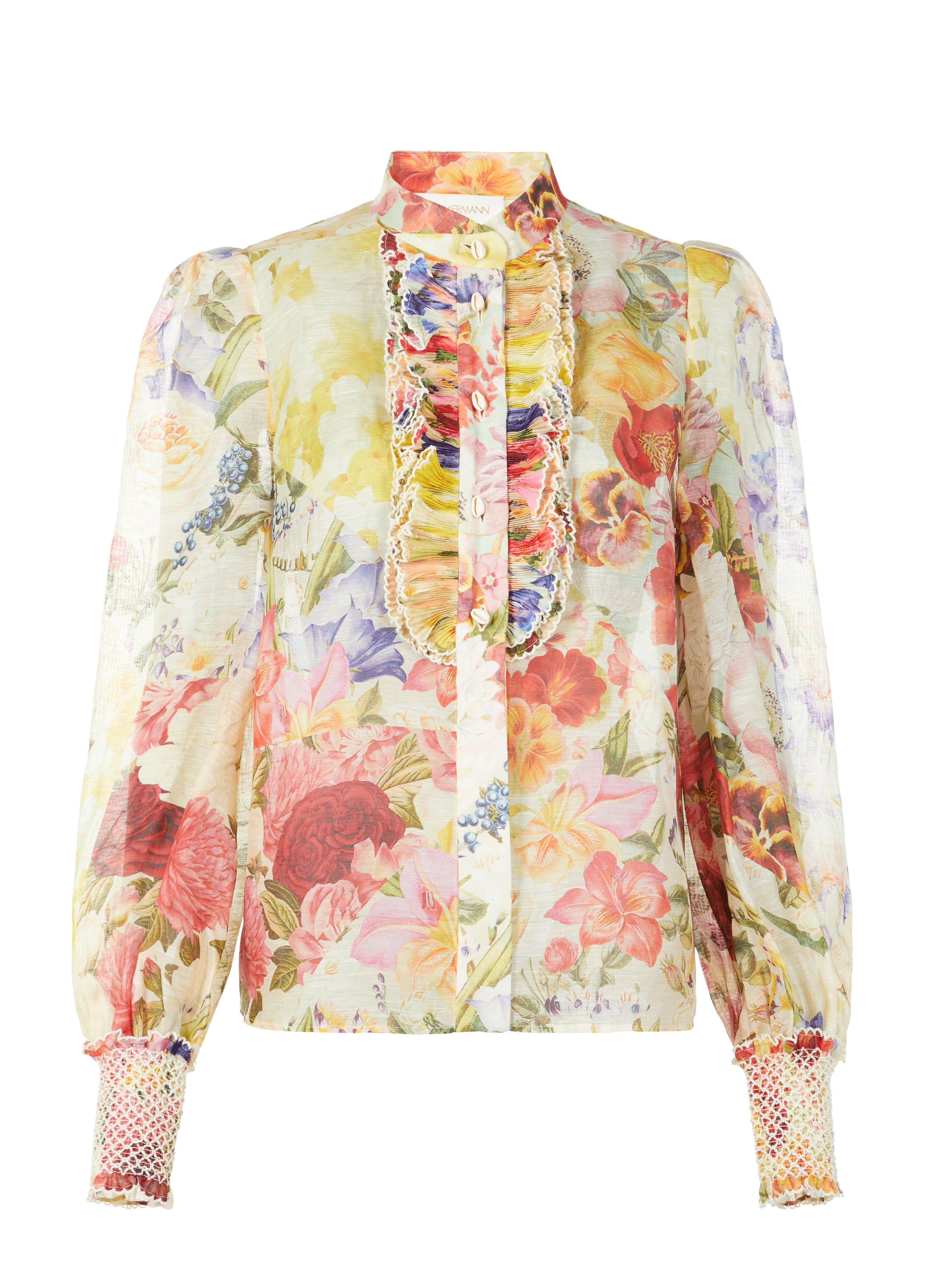 Blouse Wonderland en soie et lin