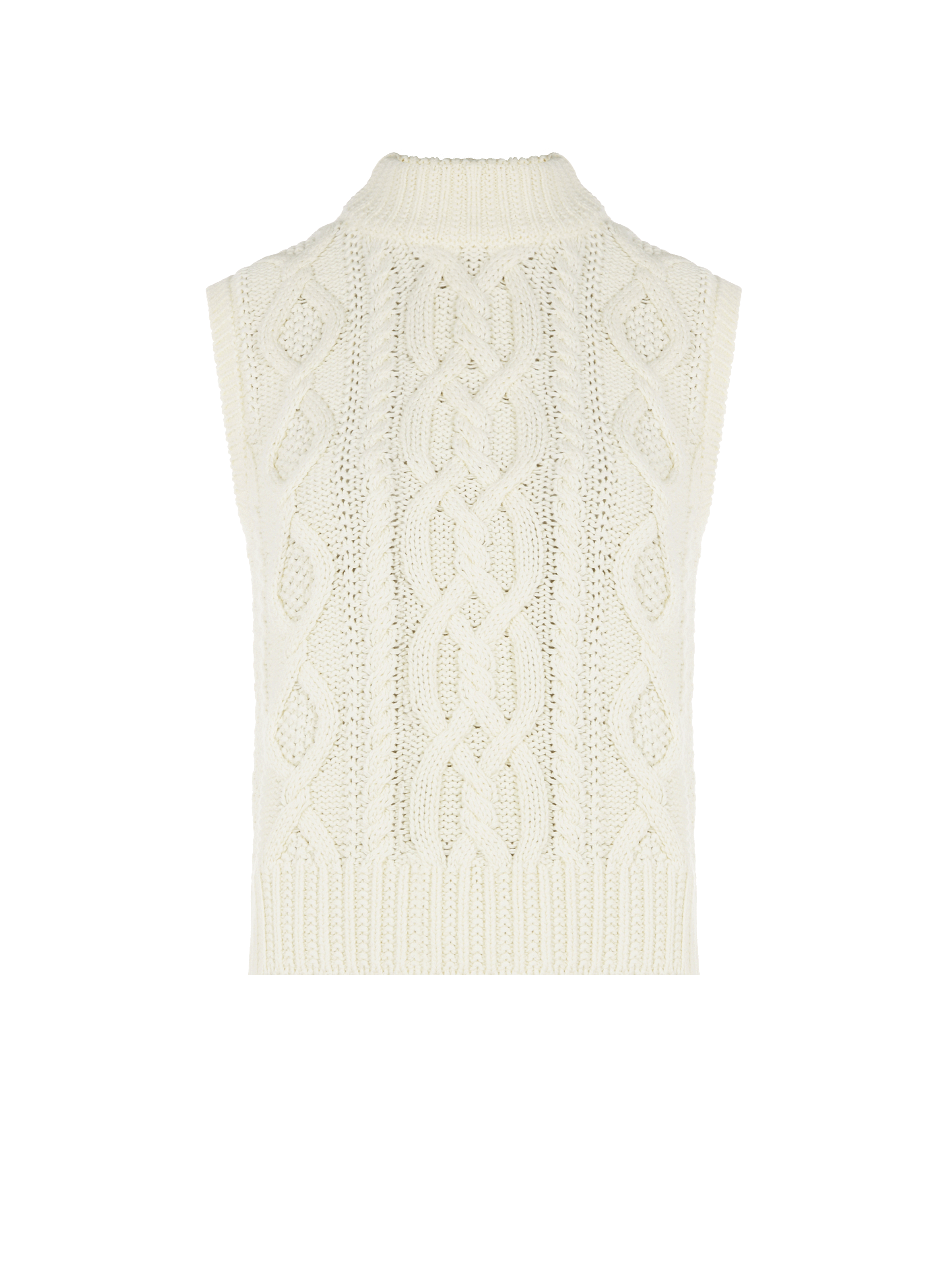 Pull sans manches en coton