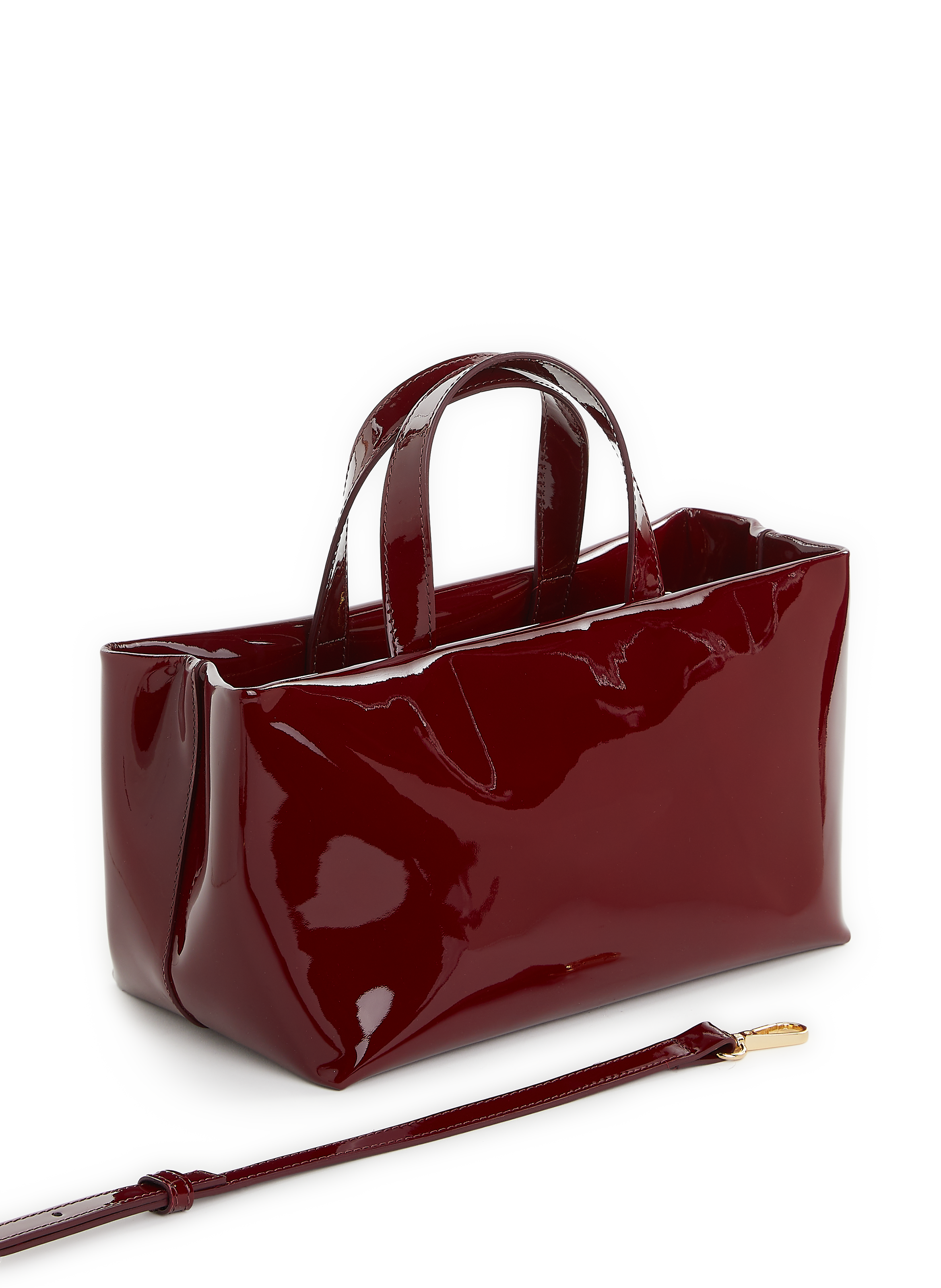 Sac à main Eliot en cuir verni  SAISON 1865 Rouge