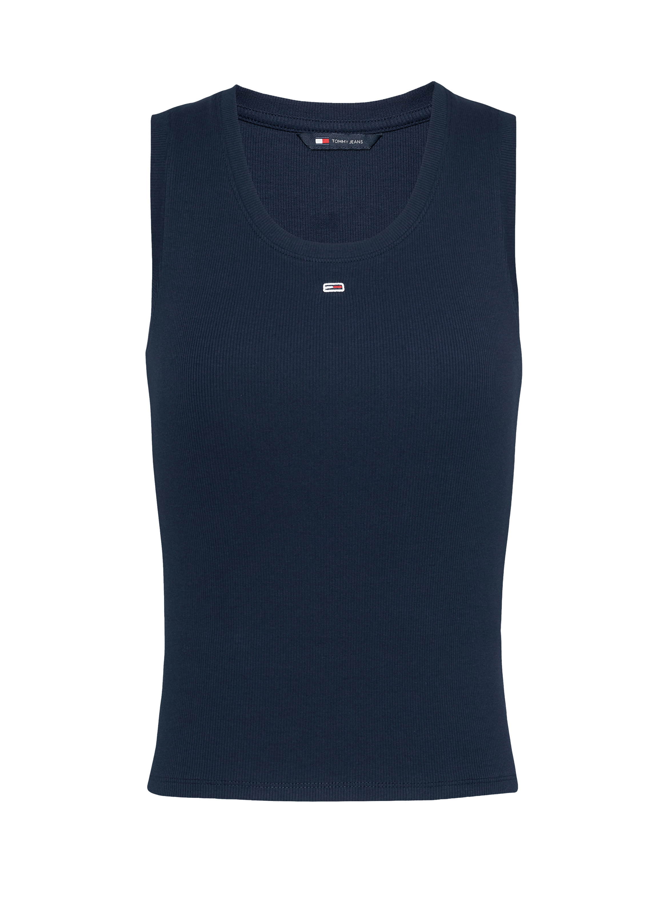 Top côtelé en coton  TOMMY HILFIGER Bleu