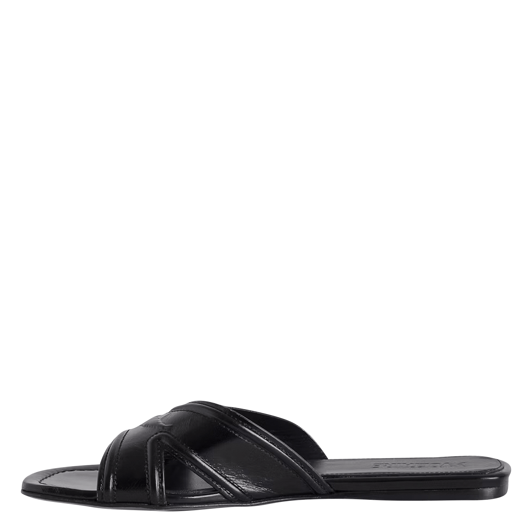 Sandales plates en cuir azora ZADIG&VOLTAIRE Noir