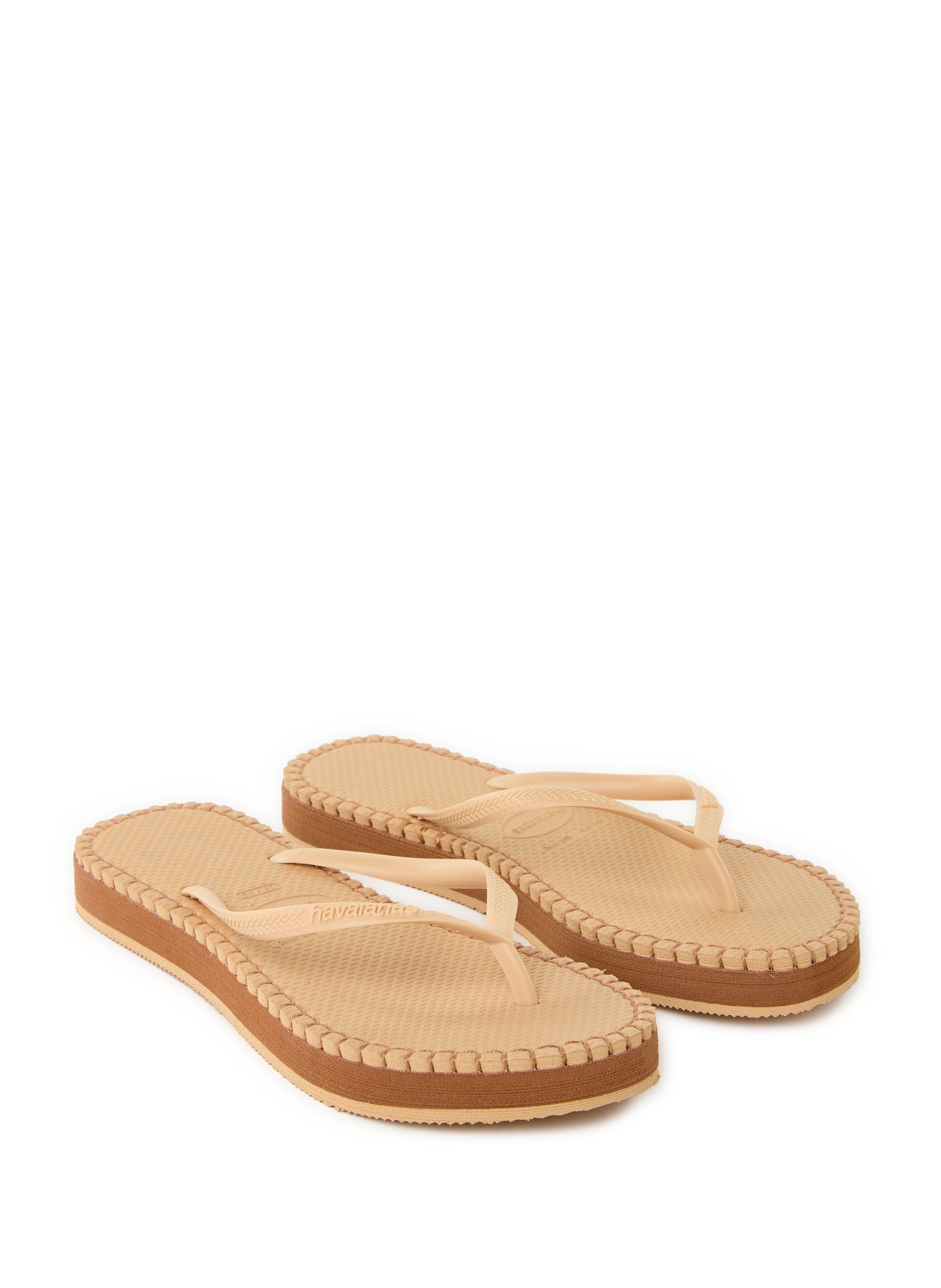Slim Flatform flip flops HAVAIANAS Golden