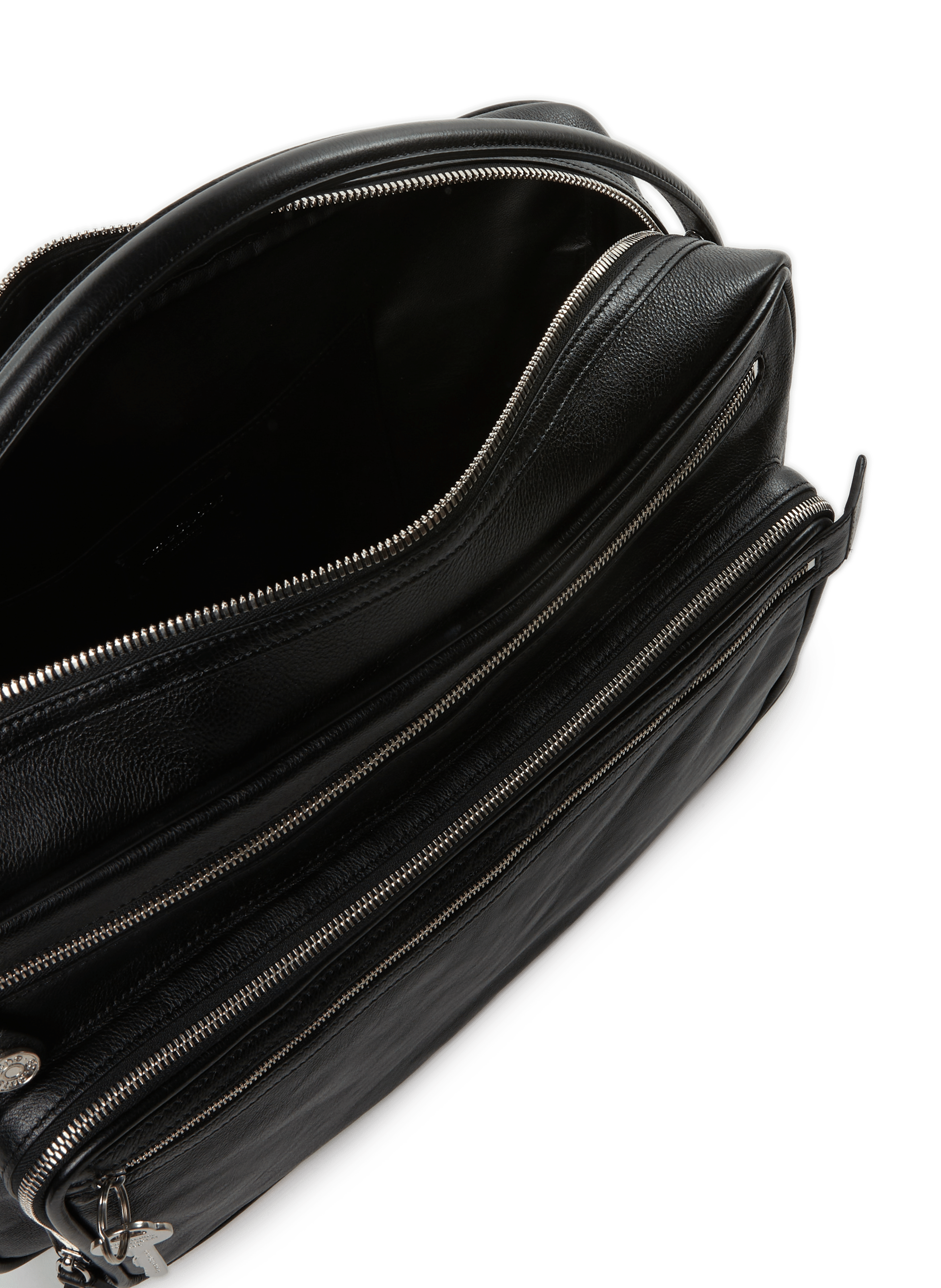 Camero Umhängetasche aus Leder ACNE STUDIOS Schwarz