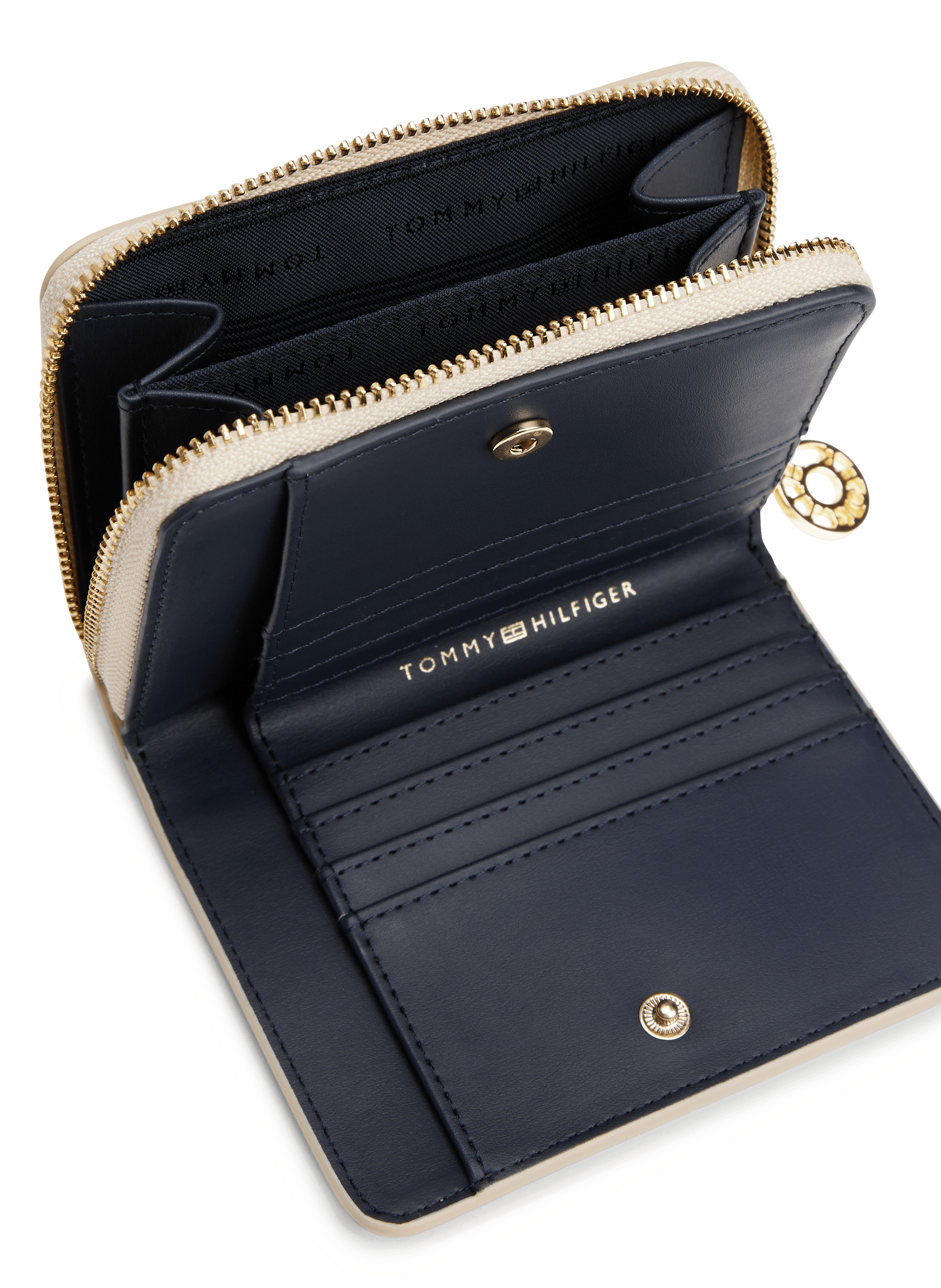 Portefeuille à logo  TOMMY HILFIGER Beige