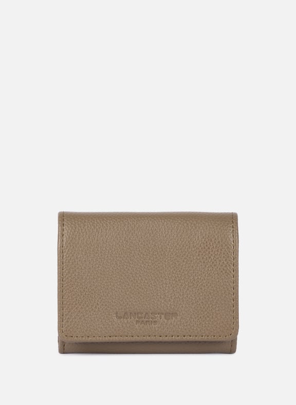 Porte-cartes - foulonné pm Marron by LANCASTER LANCASTER Porte-cartes - foulonné pm Marron