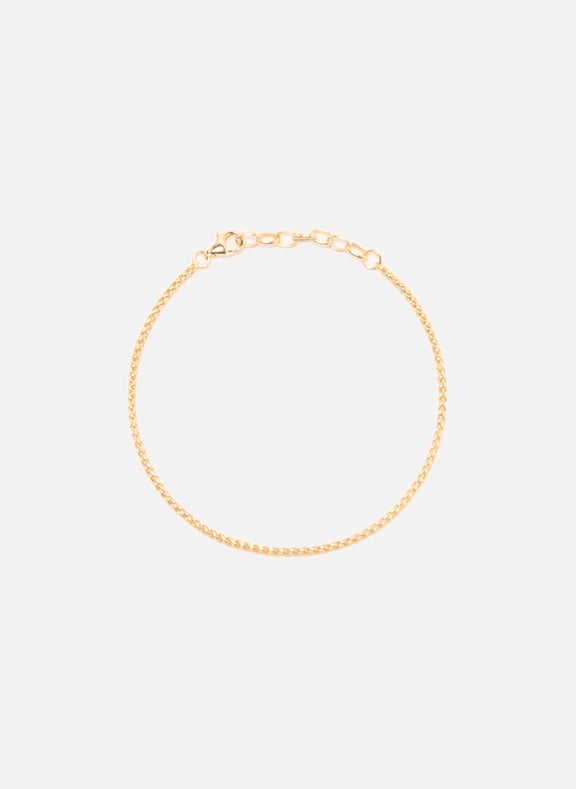 Gold Wheat Bracelet Golden by SERGE DENIMES SERGE DENIMES Gold Wheat Bracelet Golden