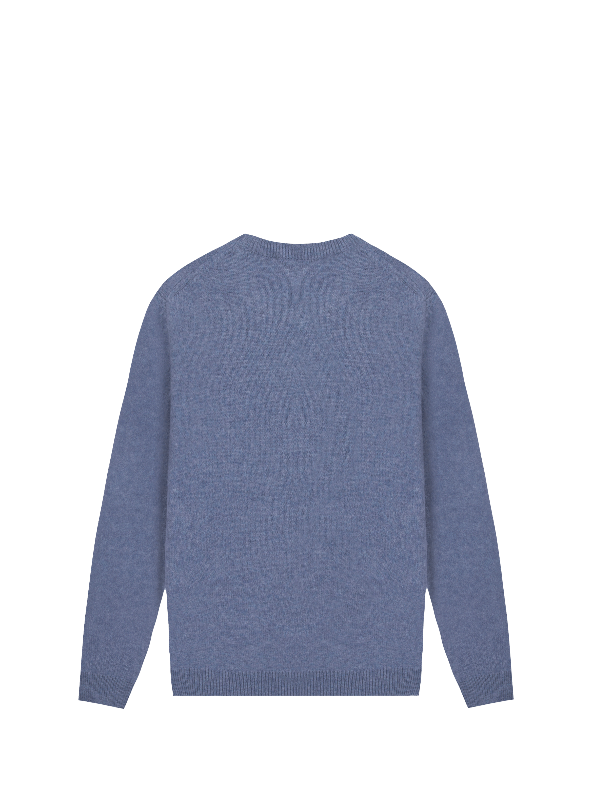 Pull droit Amour brodé en laine vierge MAISON LABICHE Bleu