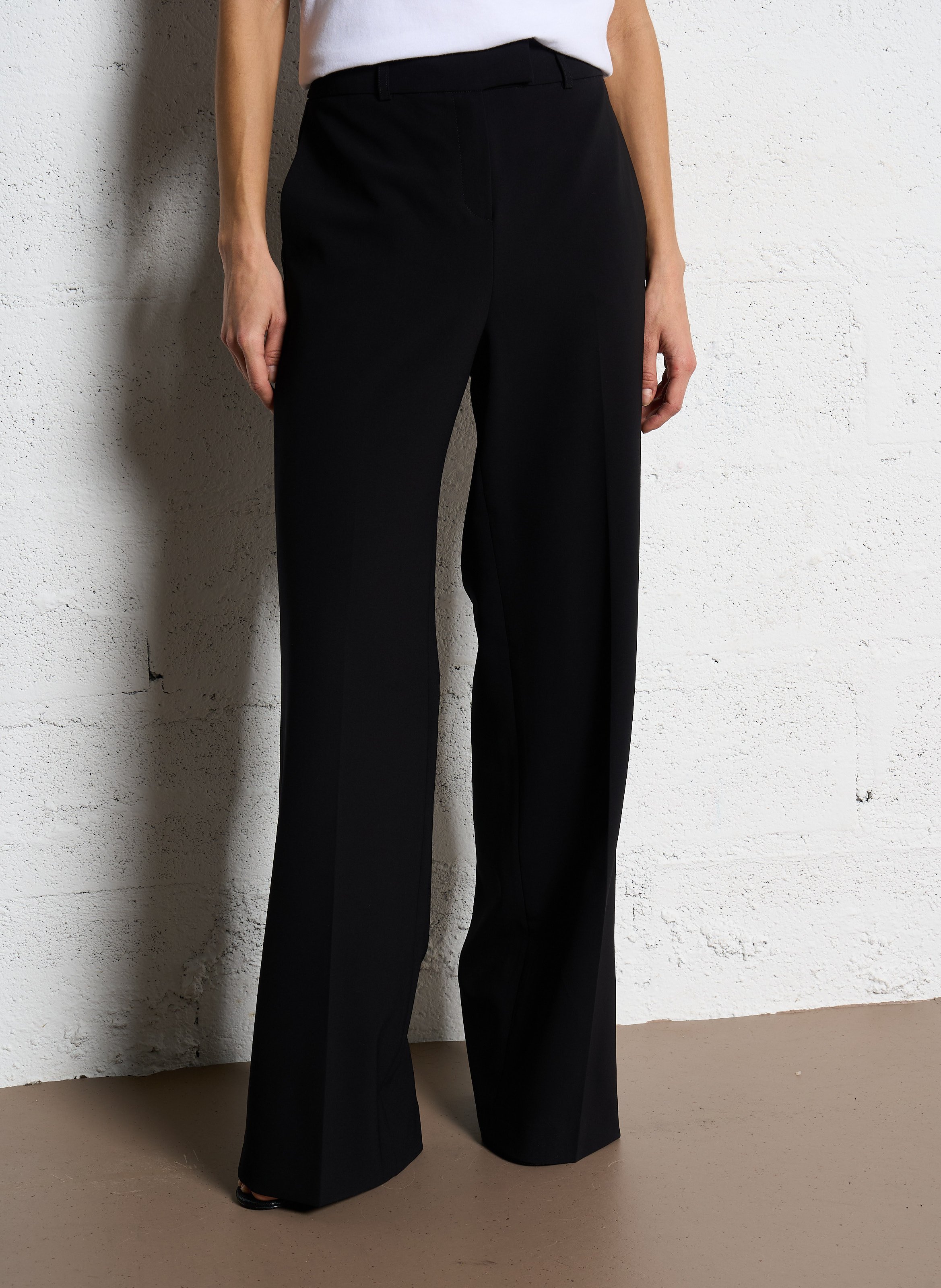 Pantalon large fluide layla MAISON 123 Noir