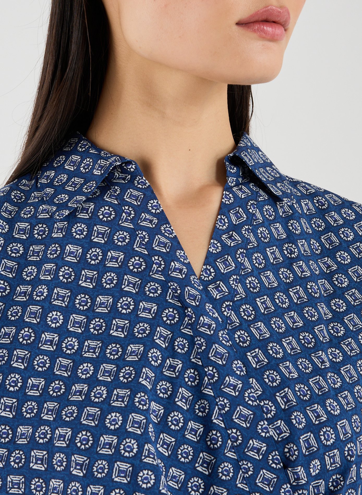 Patterned dress  LAUREN Blue