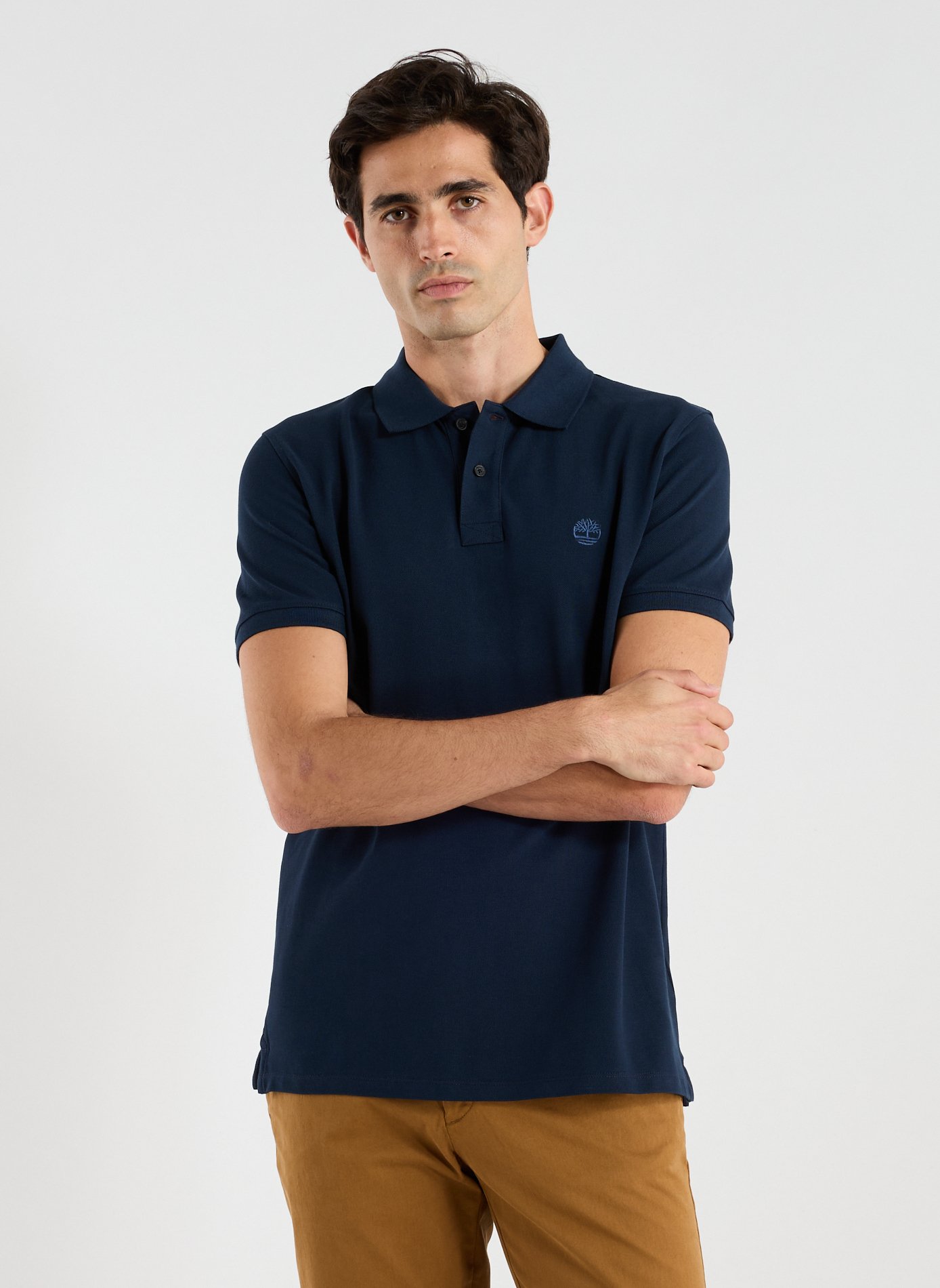 TIMBERLAND Polo en coton Bleu