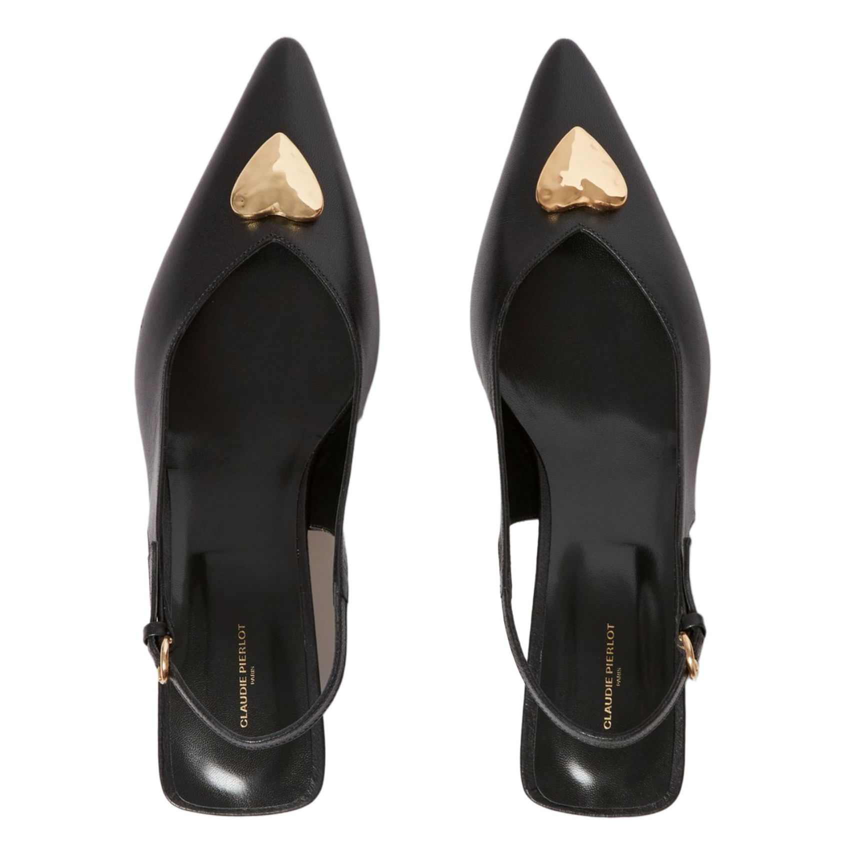 Escarpins en cuir CLAUDIE PIERLOT Noir