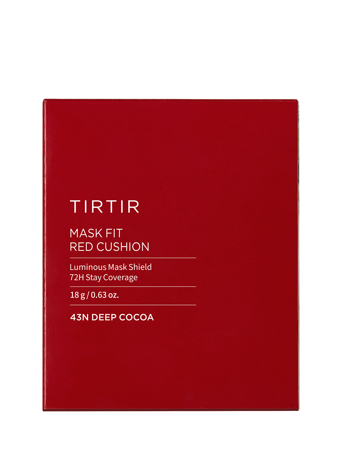 Red Cushion Face Mask Deep cocoa